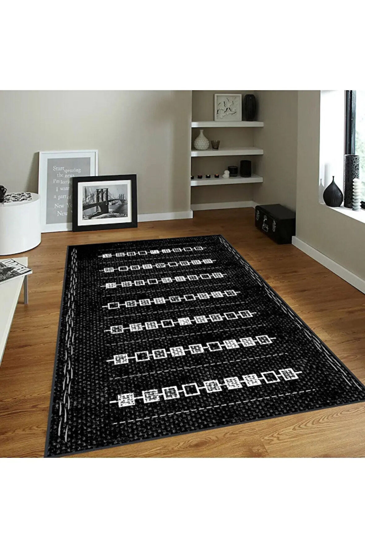 Dijital Baskı Yıkanabilir Kaymaz Taban Salon Halısı Ve Yolluk RVG0094-SD1013