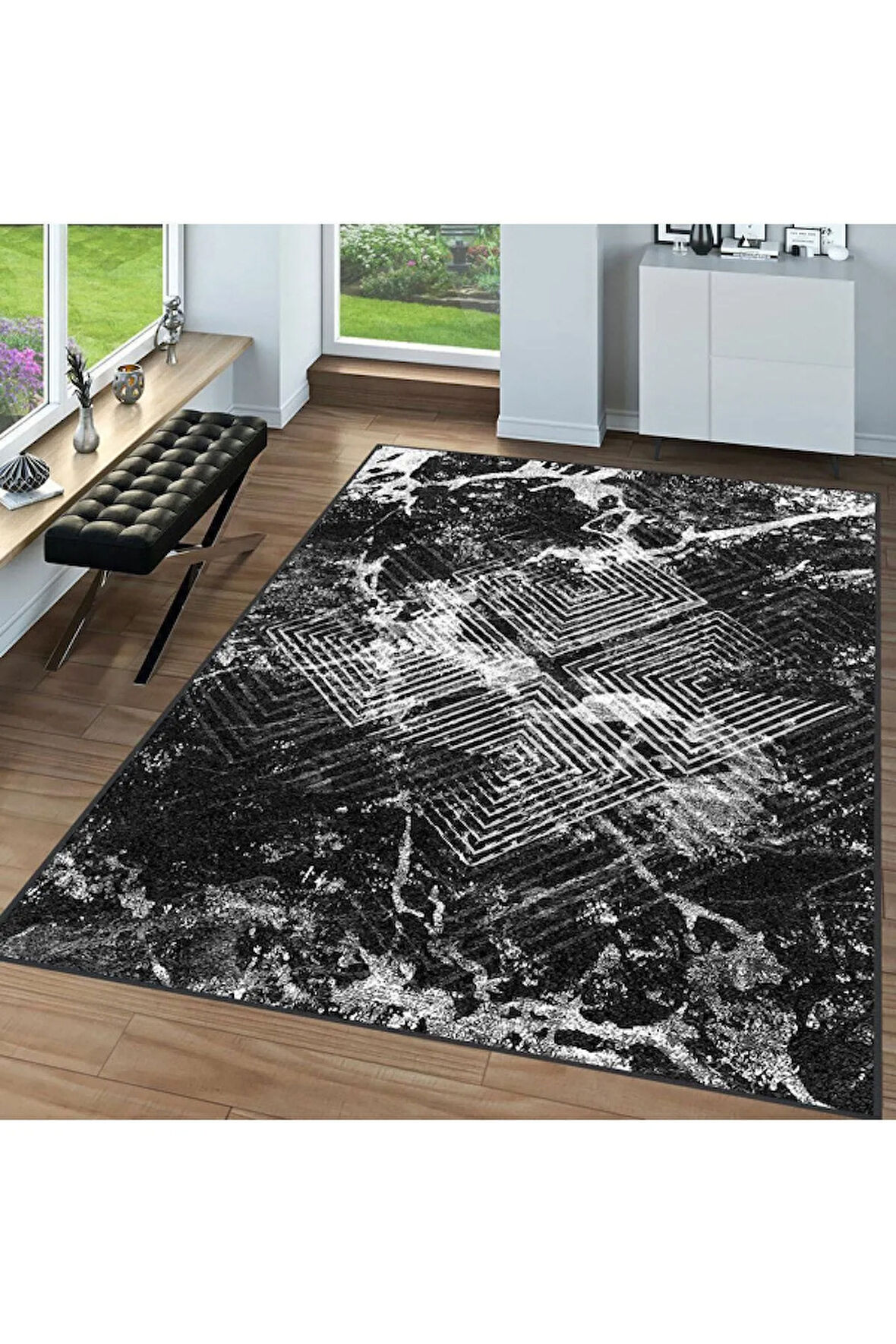 Dijital Baskı Yıkanabilir Kaymaz Taban Salon Halısı Ve Yolluk RVG0096-SD1038