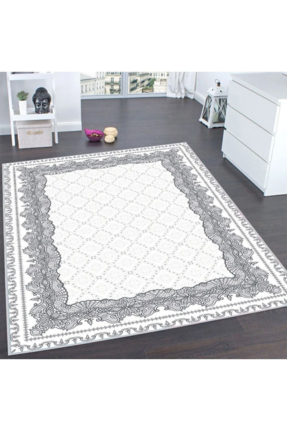 Dijital Baskı Yıkanabilir Kaymaz Taban Salon Halısı Ve Yolluk RVG0120-SD701