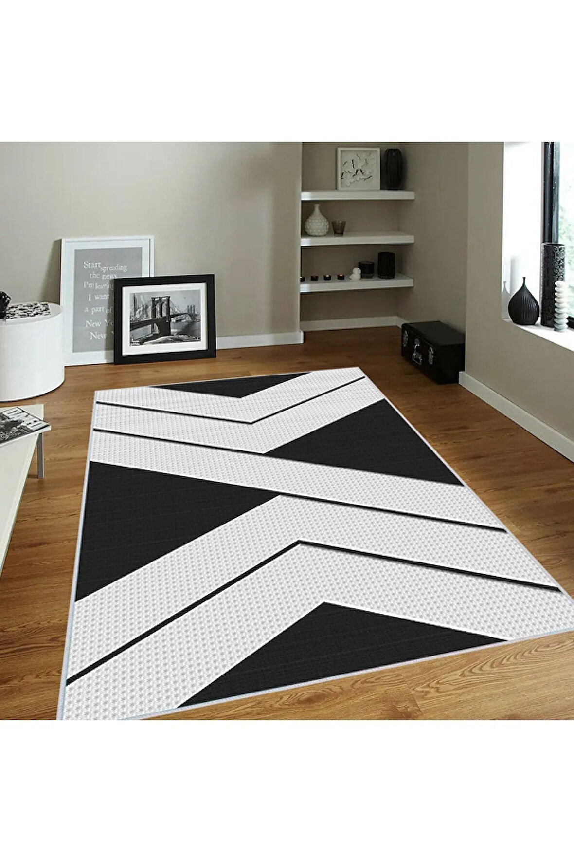 Dijital Baskı Yıkanabilir Kaymaz Taban Salon Halısı Ve Yolluk RVG0123-SD887