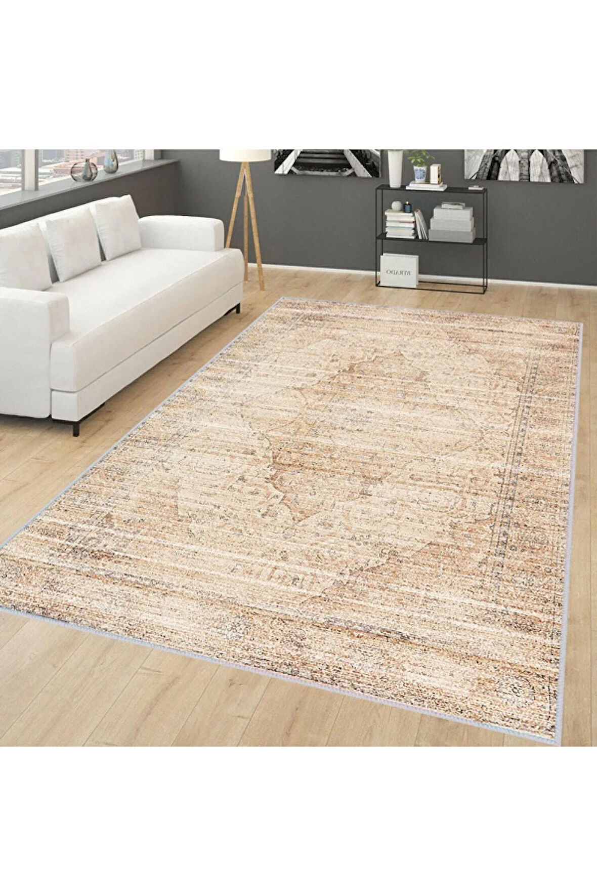 Dijital Baskı Yıkanabilir Kaymaz Taban Salon Halısı Ve Yolluk RVG0137-SD420