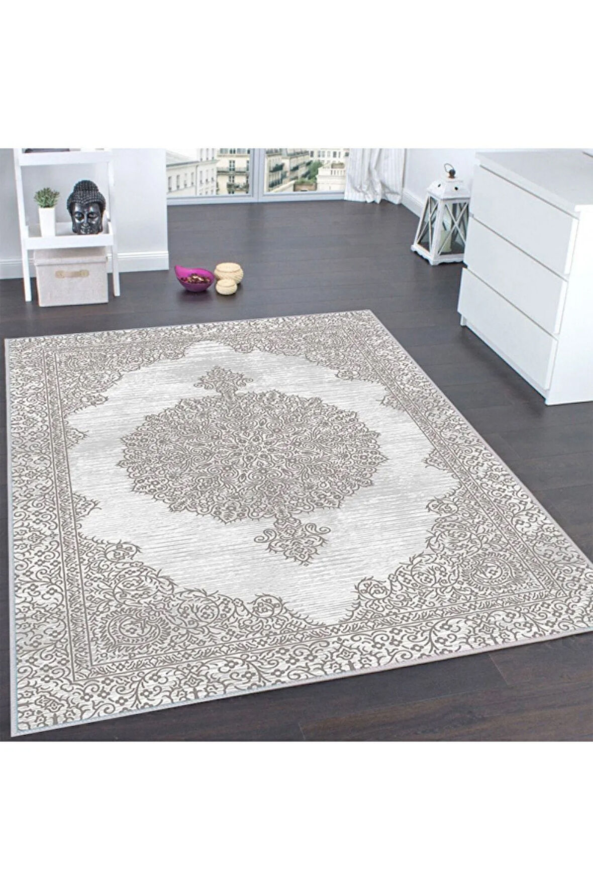 Dijital Baskı Yıkanabilir Kaymaz Taban Salon Halısı Ve Yolluk RVG0140-SD699