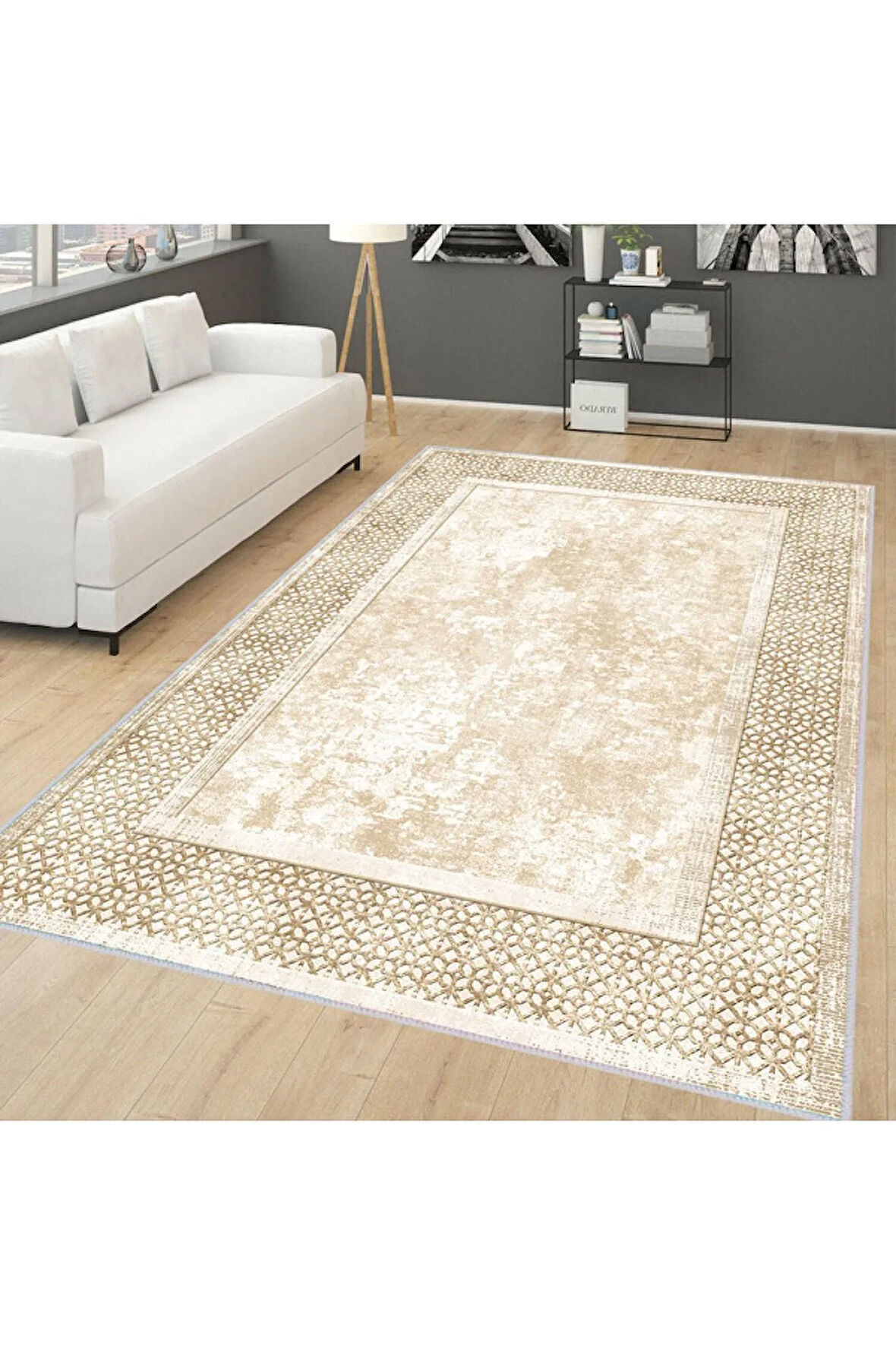 Dijital Baskı Yıkanabilir Kaymaz Taban Salon Halısı Ve Yolluk RVG0141-SD753