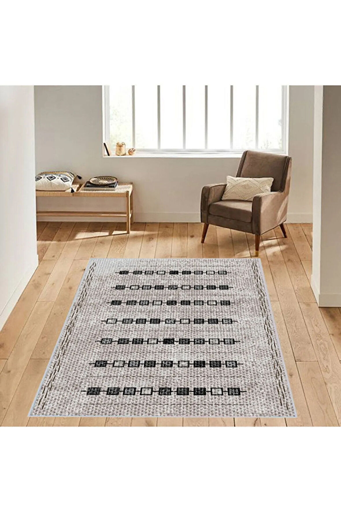 Dijital Baskı Yıkanabilir Kaymaz Taban Salon Halısı Ve Yolluk RVG0143-SD1015