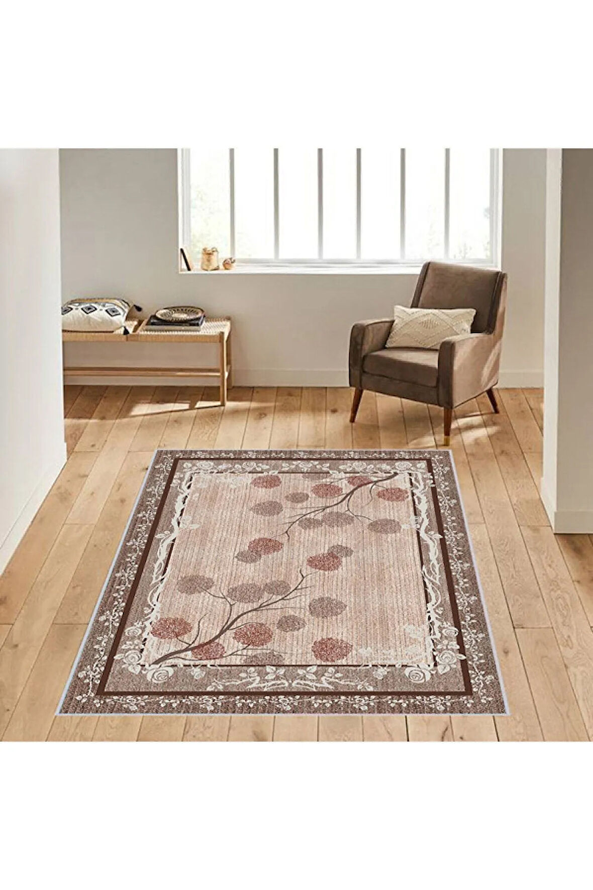 Dijital Baskı Yıkanabilir Kaymaz Taban Salon Halısı Ve Yolluk RVG0155-SD702