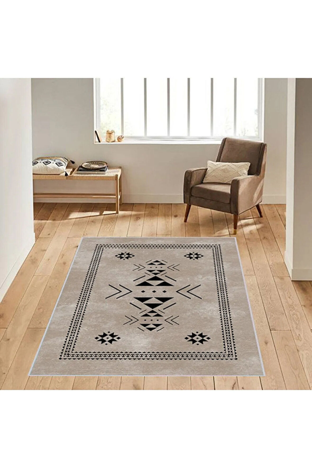 Dijital Baskı Yıkanabilir Kaymaz Taban Salon Halısı Ve Yolluk RVG0159-SD858