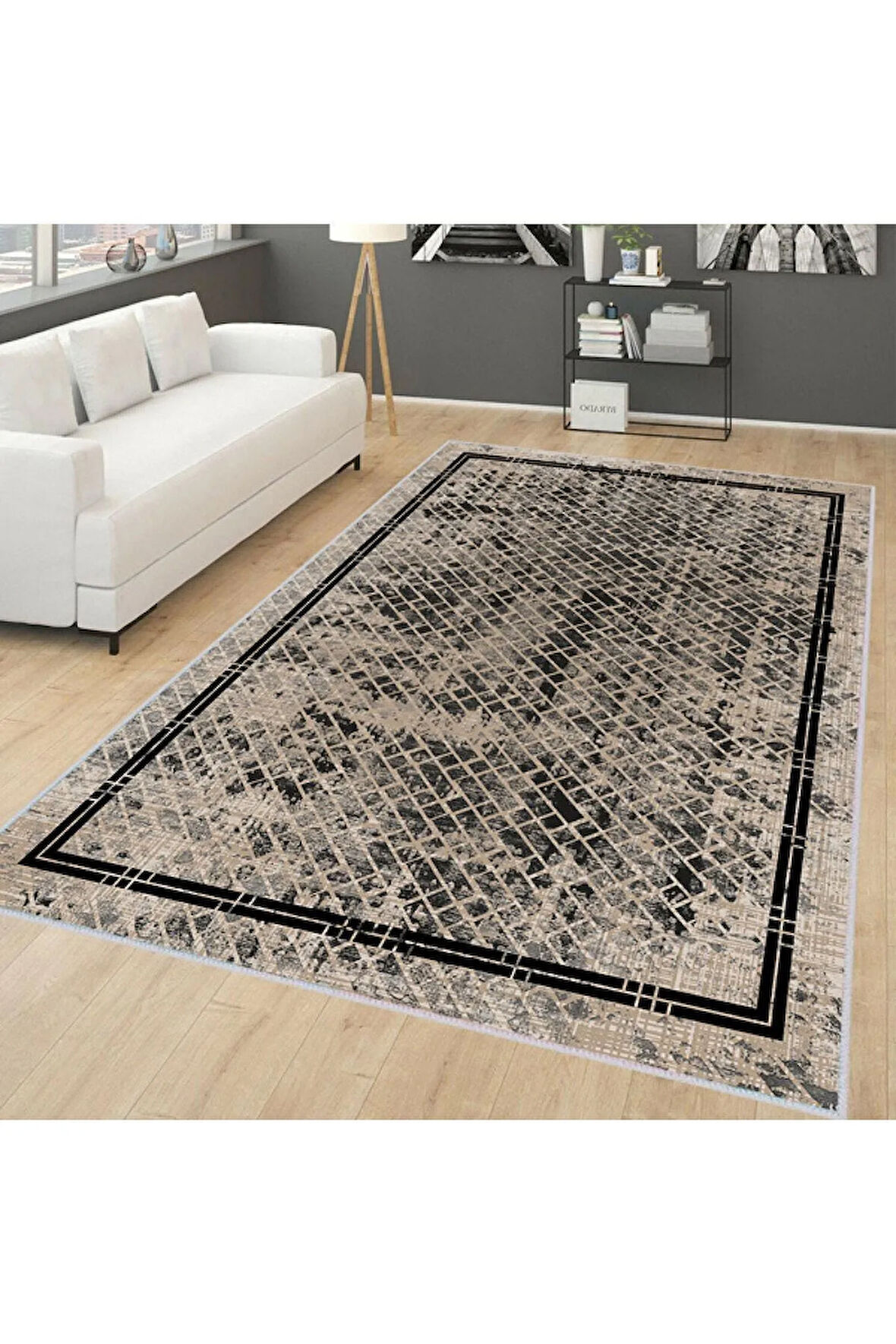 Dijital Baskı Yıkanabilir Kaymaz Taban Salon Halısı Ve Yolluk RVG0162-SD1093