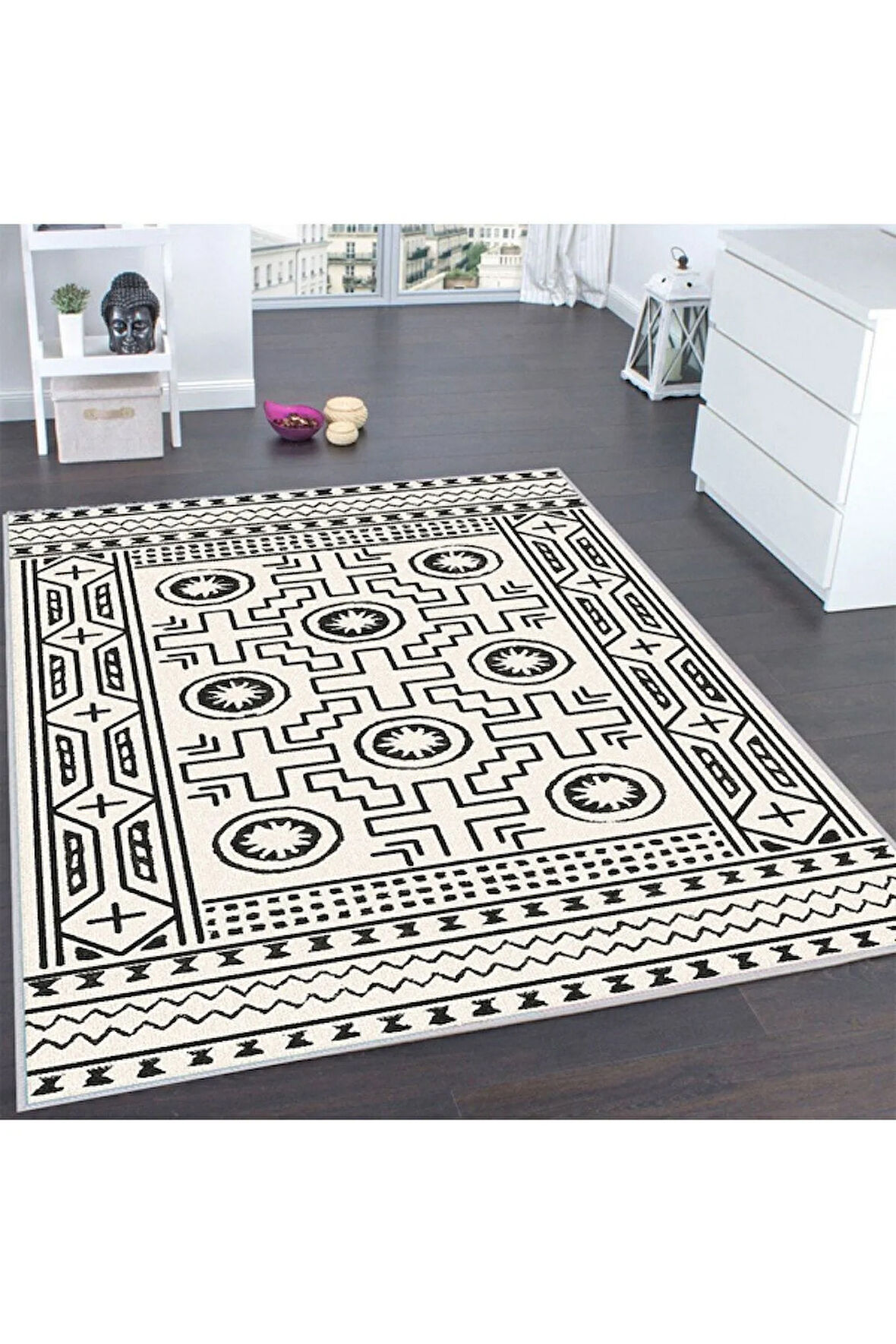 Dijital Baskı Yıkanabilir Kaymaz Taban Salon Halısı Ve Yolluk RVG0176-SD930