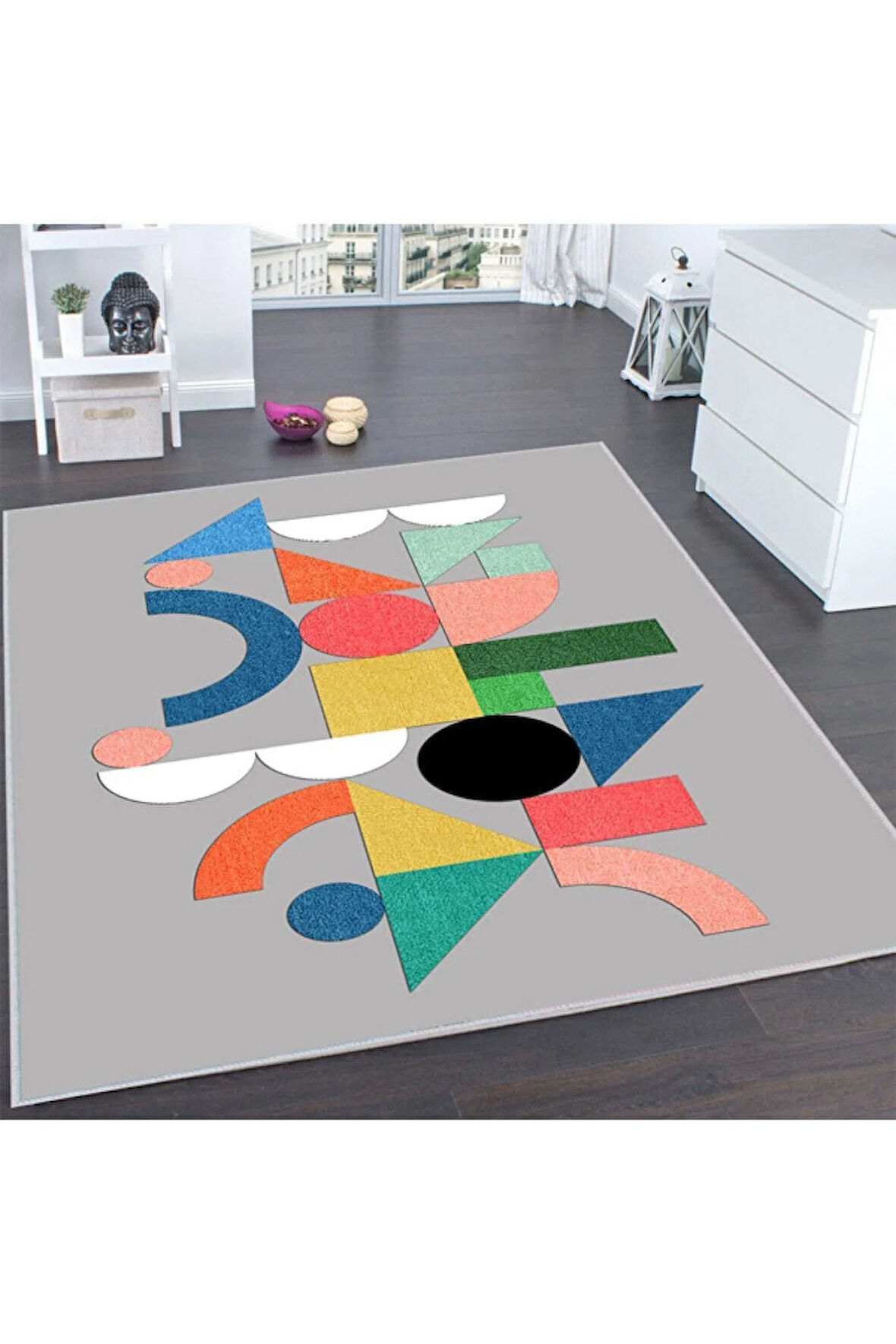 Dijital Baskı Yıkanabilir Kaymaz Taban Salon Halısı Ve Yolluk RVG0199-SD926