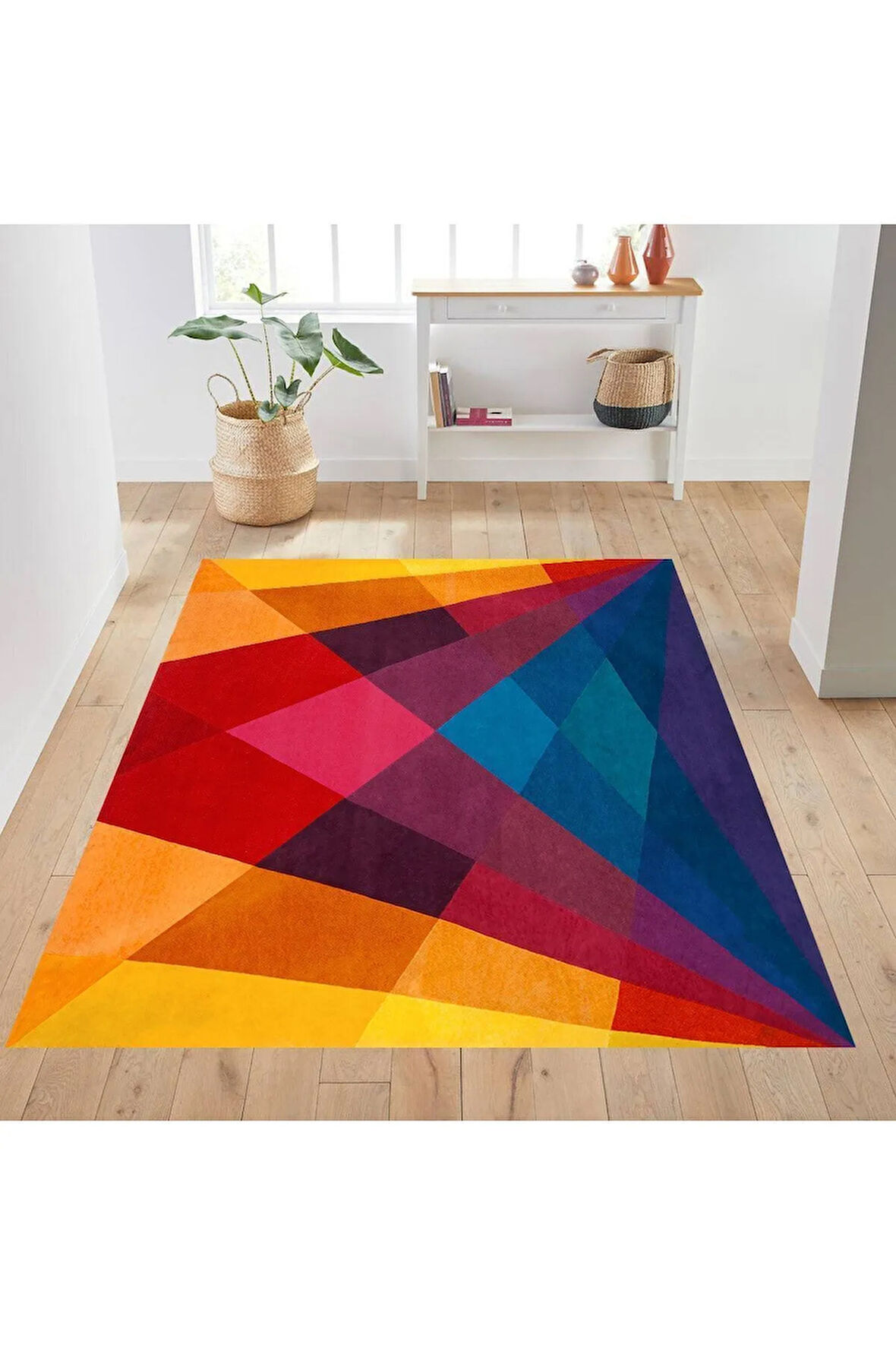 Dijital Baskı Yıkanabilir Kaymaz Taban Salon Halısı Ve Yolluk RVG0214