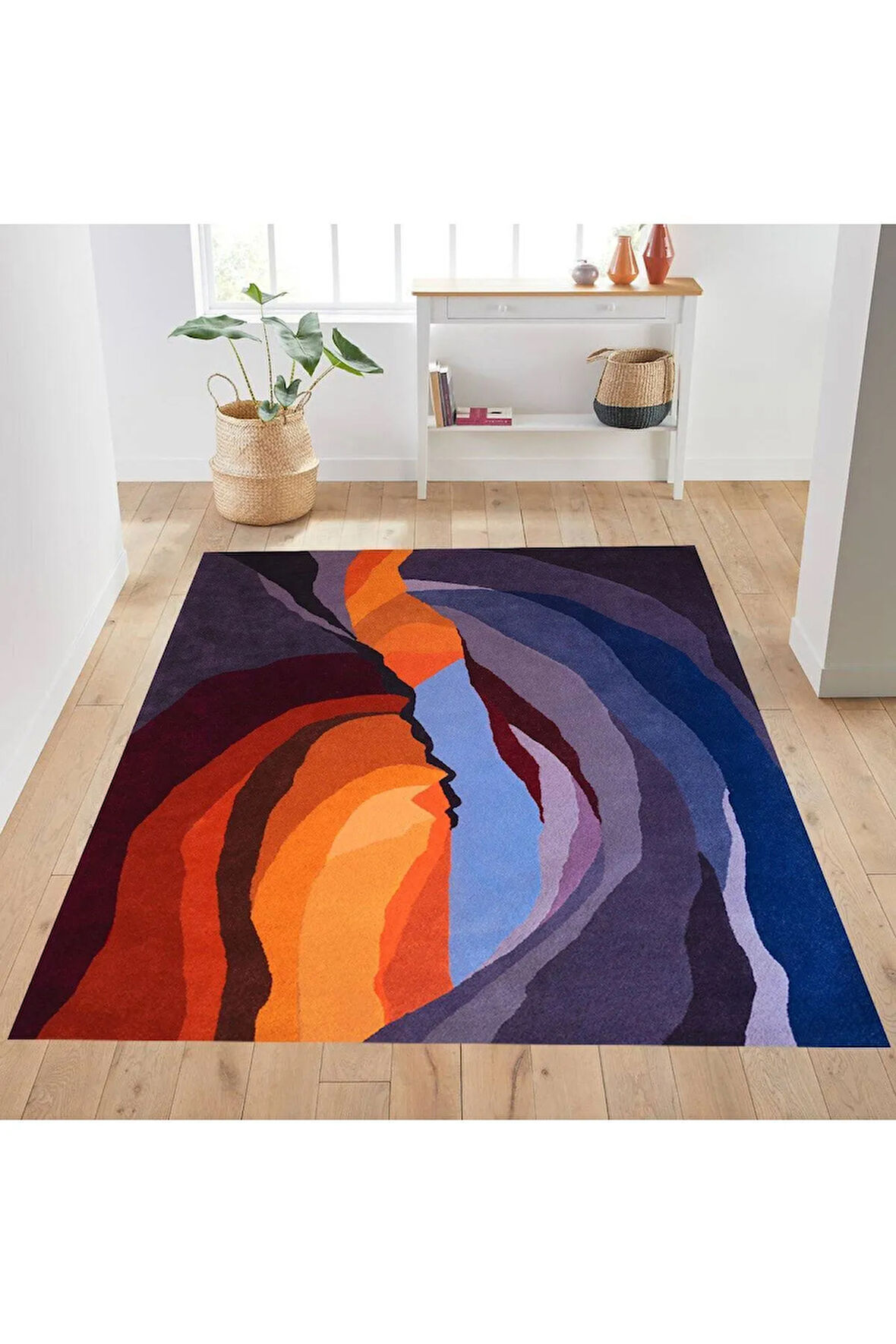 Dijital Baskı Yıkanabilir Kaymaz Taban Salon Halısı Ve Yolluk RVG0218