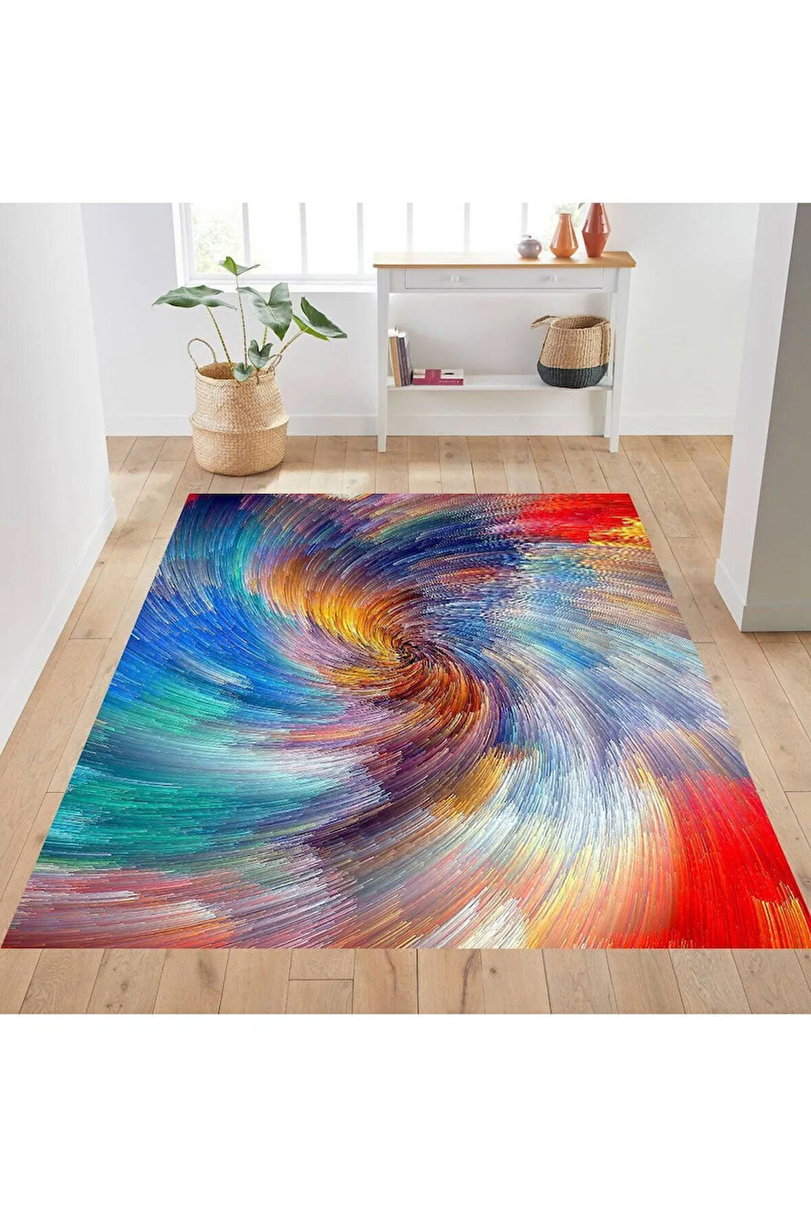 Dijital Baskı Yıkanabilir Kaymaz Taban Salon Halısı Ve Yolluk RVG0222