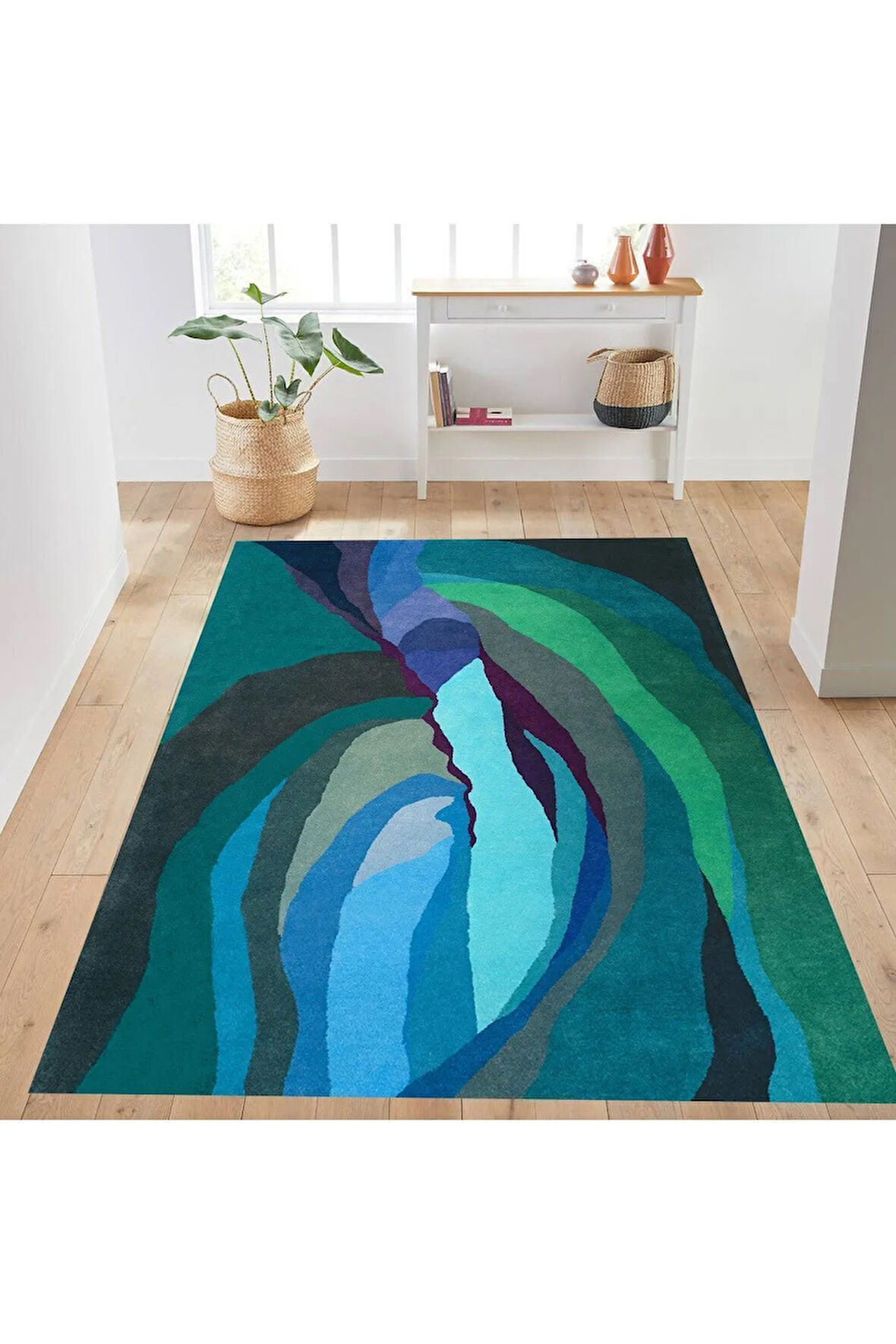 Dijital Baskı Yıkanabilir Kaymaz Taban Salon Halısı Ve Yolluk RVG0225