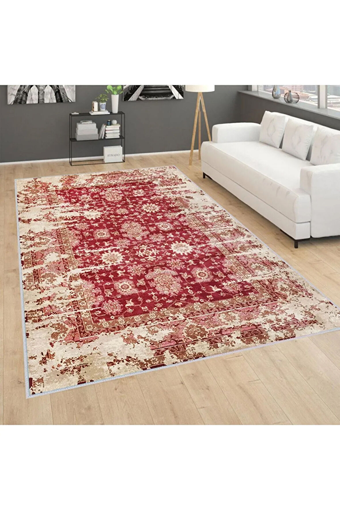 Dijital Baskı Yıkanabilir Kaymaz Taban Salon Halısı Ve Yolluk RVG0252