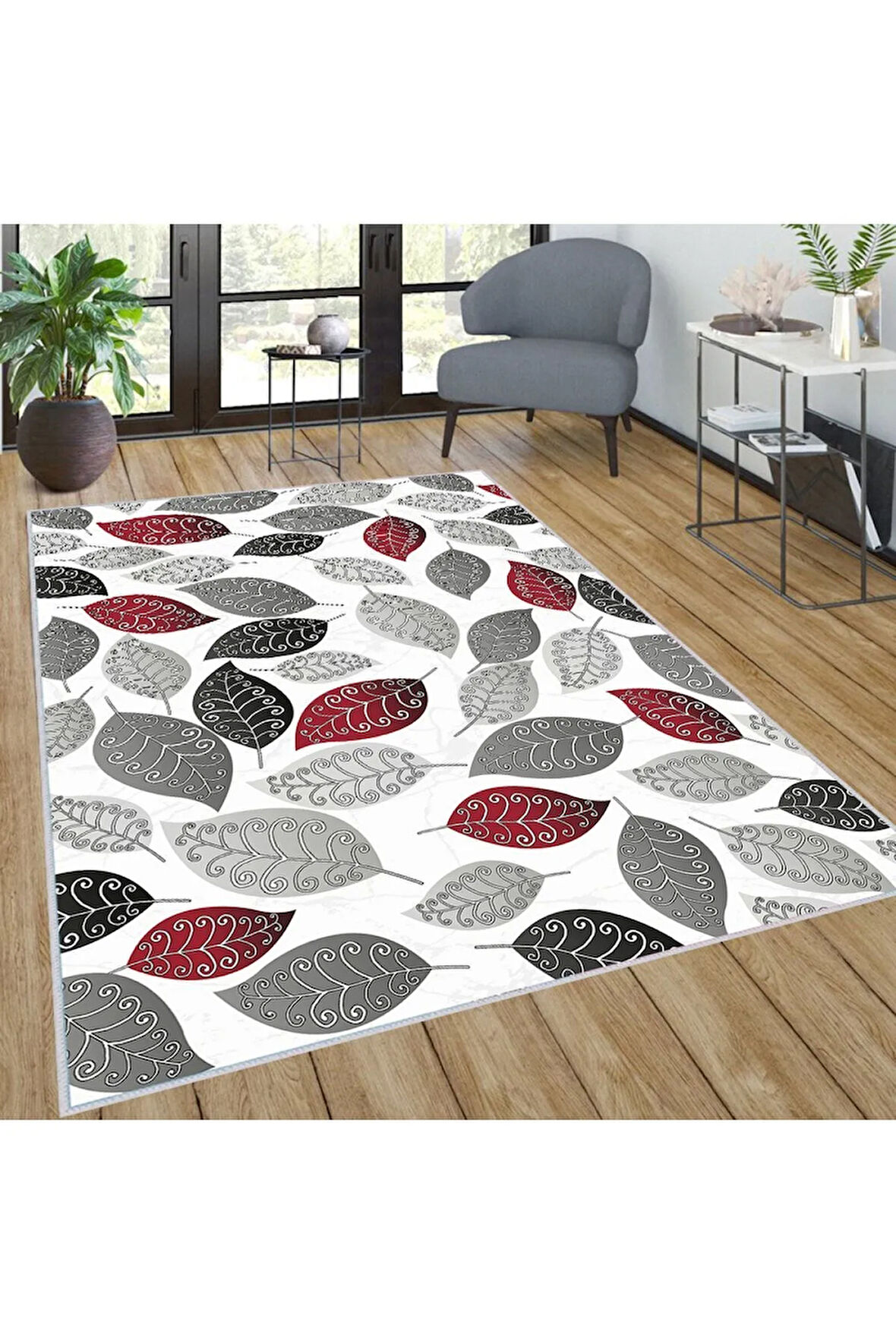 Dijital Baskı Yıkanabilir Kaymaz Taban Salon Halısı Ve Yolluk RVG0253