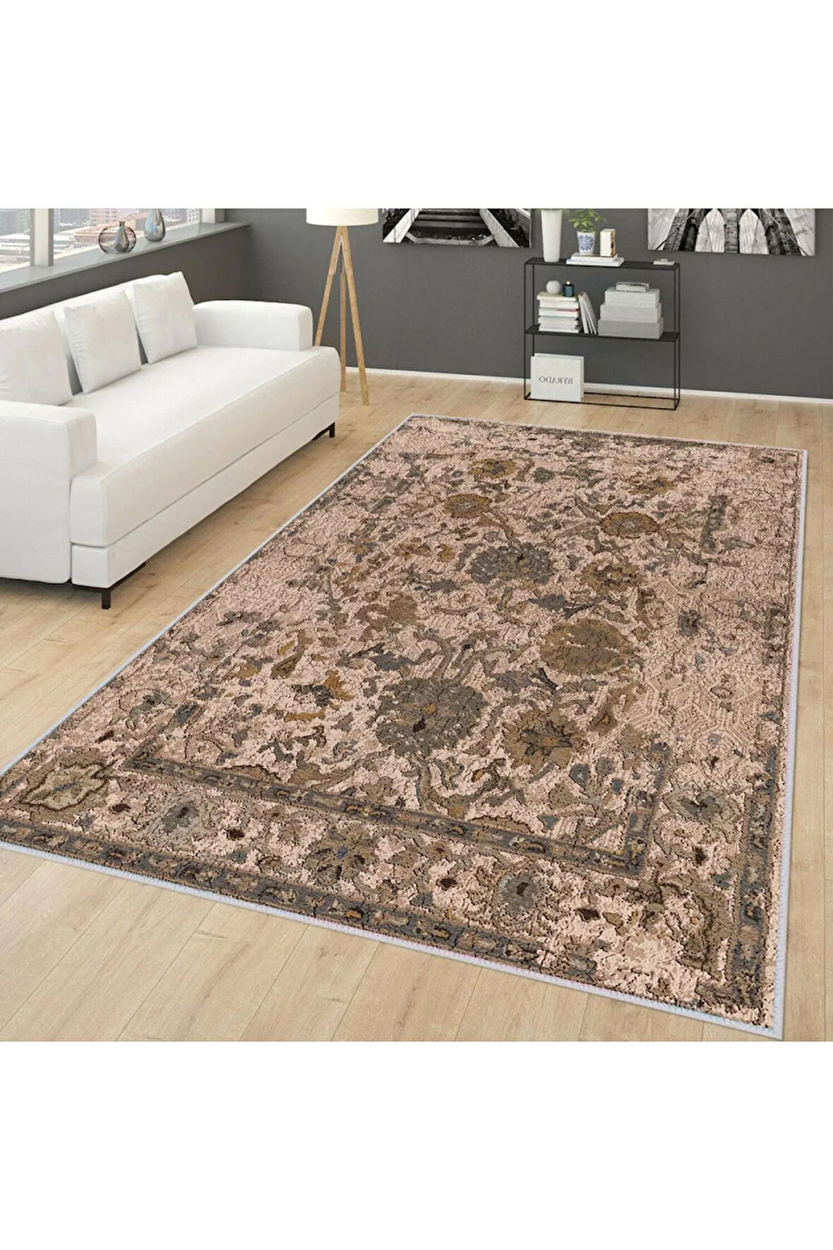 Dijital Baskı Yıkanabilir Kaymaz Taban Salon Halısı Ve Yolluk RVG0261