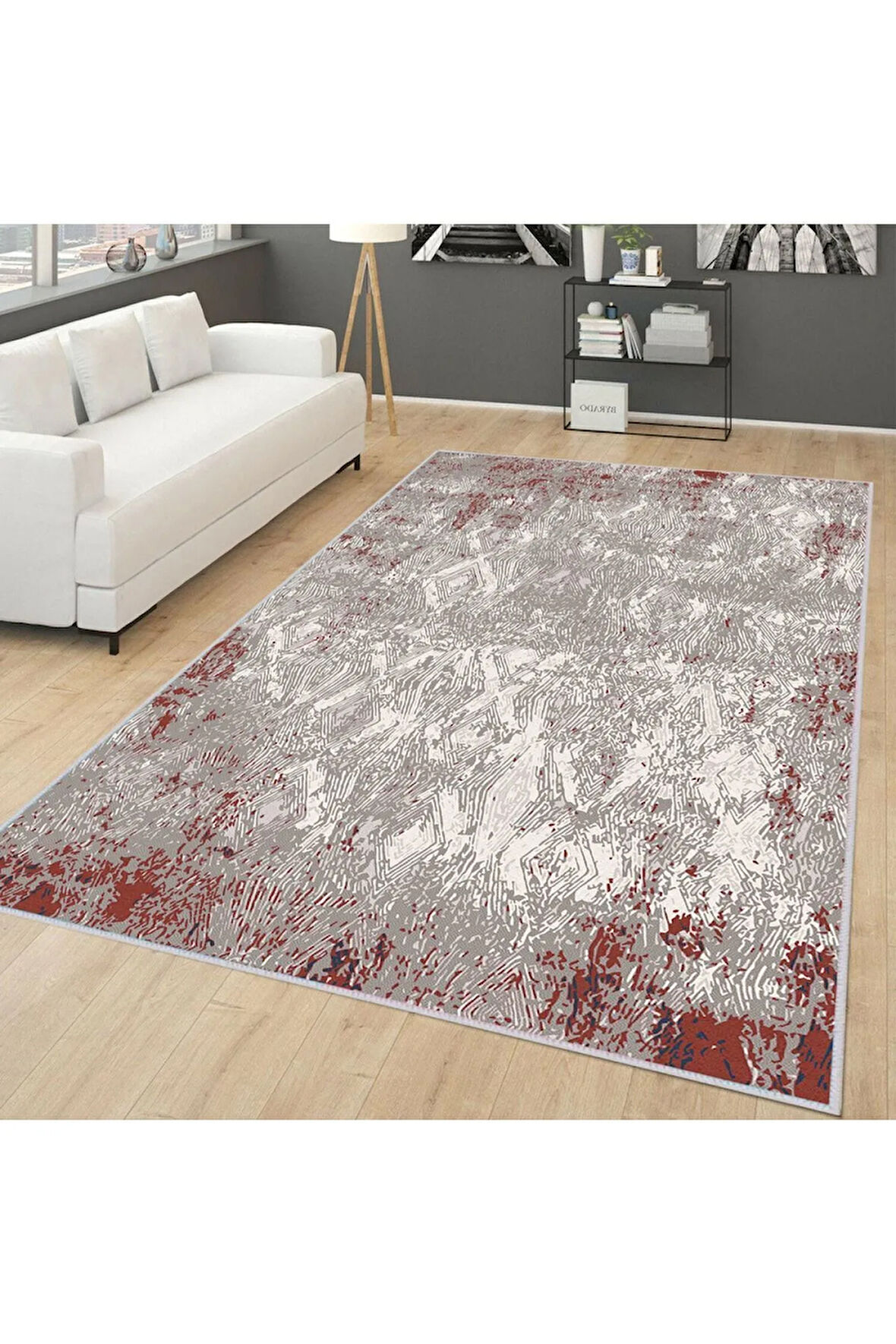 Dijital Baskı Yıkanabilir Kaymaz Taban Salon Halısı Ve Yolluk RVG0264