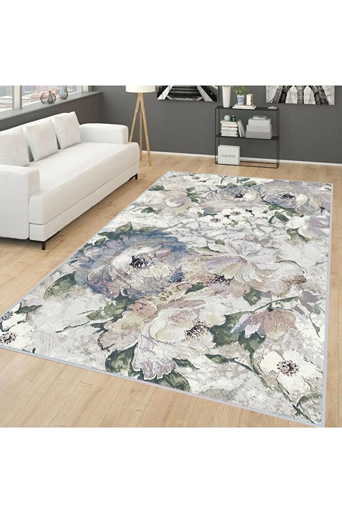 Dijital Baskı Yıkanabilir Kaymaz Taban Salon Halısı Ve Yolluk RVG0269