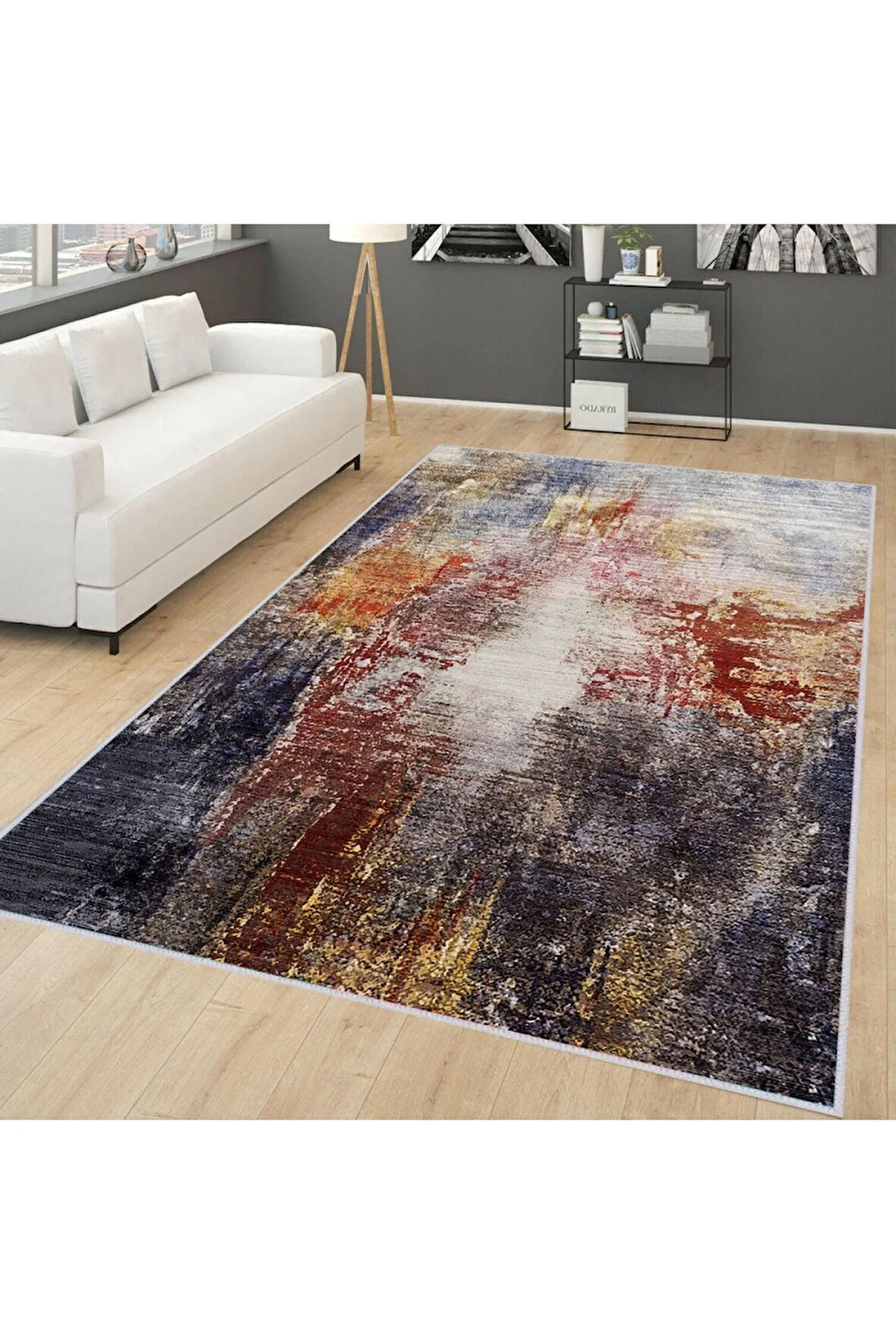 Dijital Baskı Yıkanabilir Kaymaz Taban Salon Halısı Ve Yolluk RVG0270