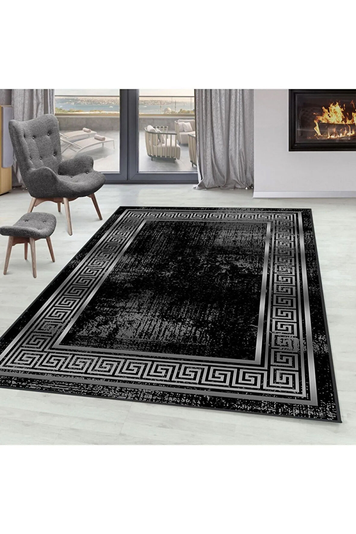 Dijital Baskı Yıkanabilir Kaymaz Taban Salon Halısı Ve Yolluk RVG0295-SD870