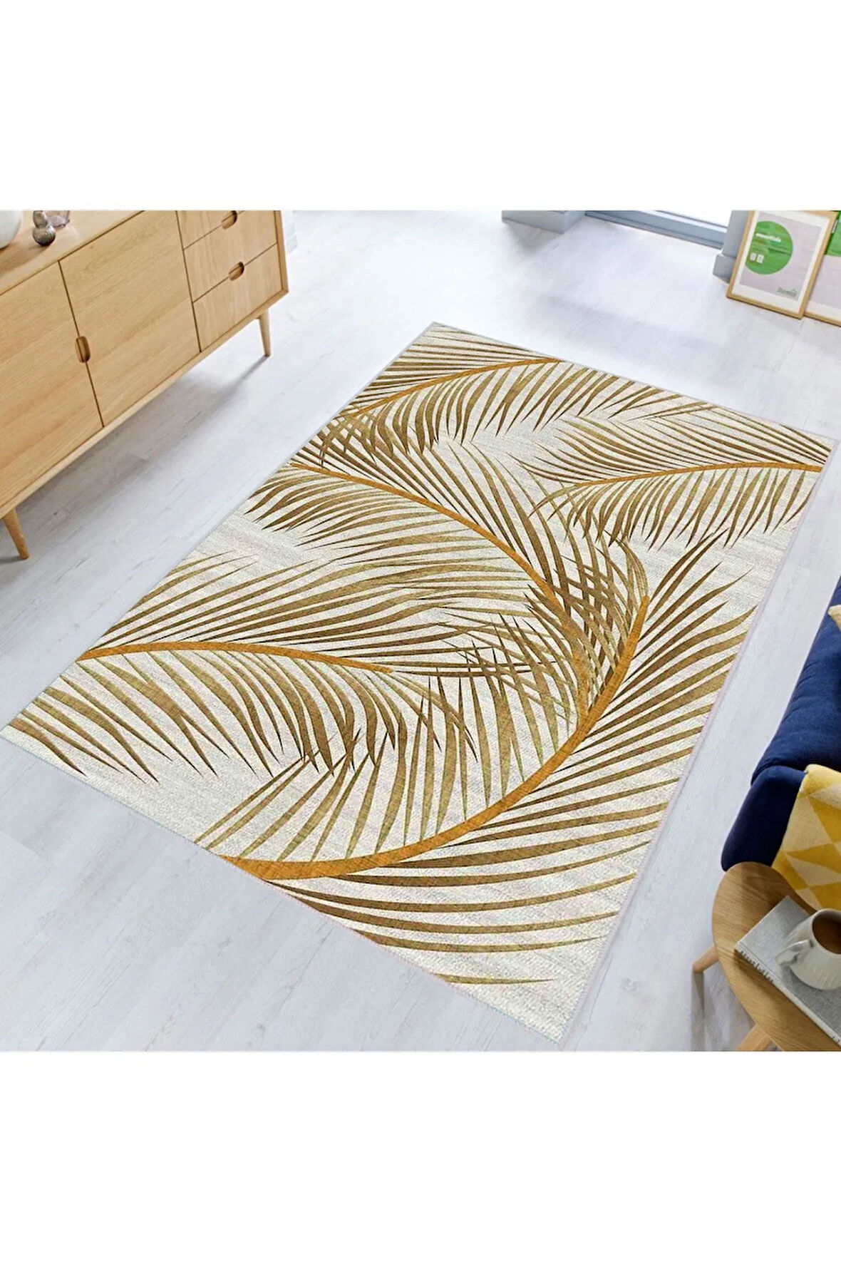 Dijital Baskı Yıkanabilir Kaymaz Taban Salon Halısı Ve Yolluk RVG0358