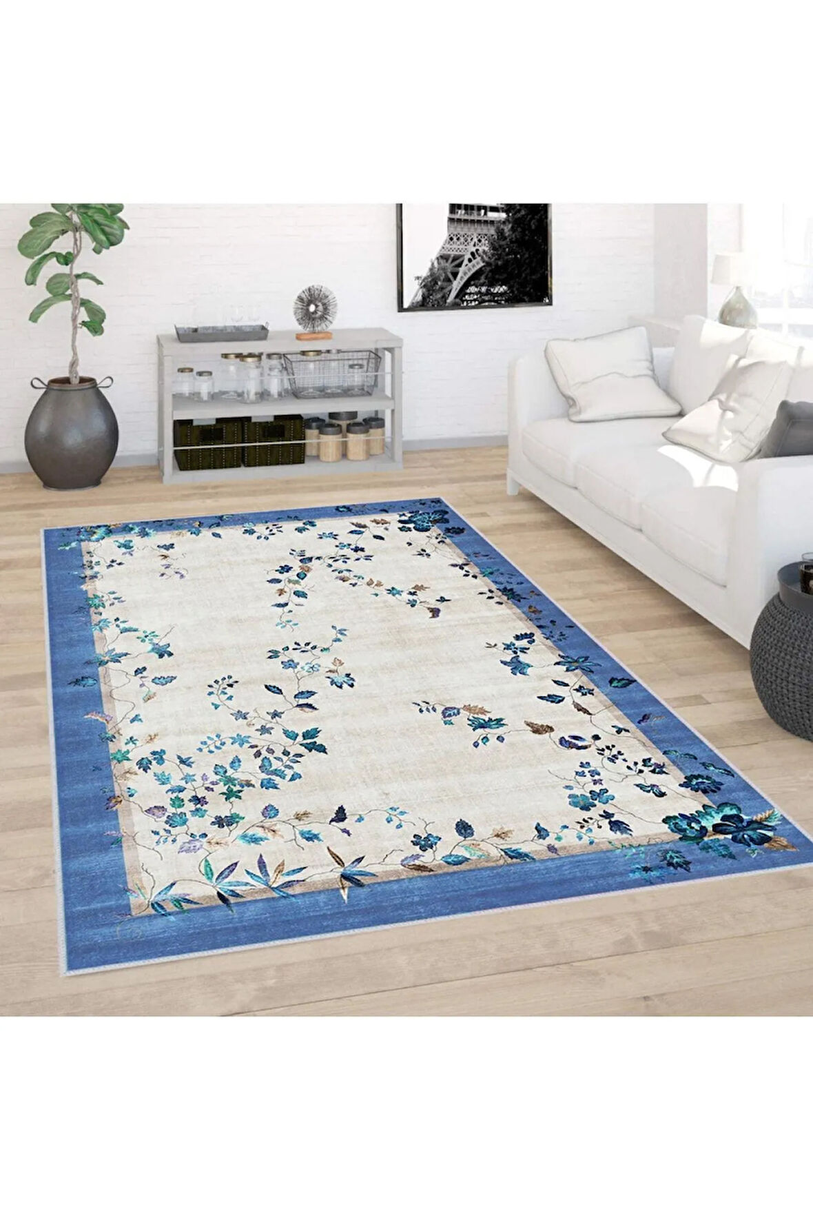 Dijital Baskı Yıkanabilir Kaymaz Taban Salon Halısı Ve Yolluk RVG0392