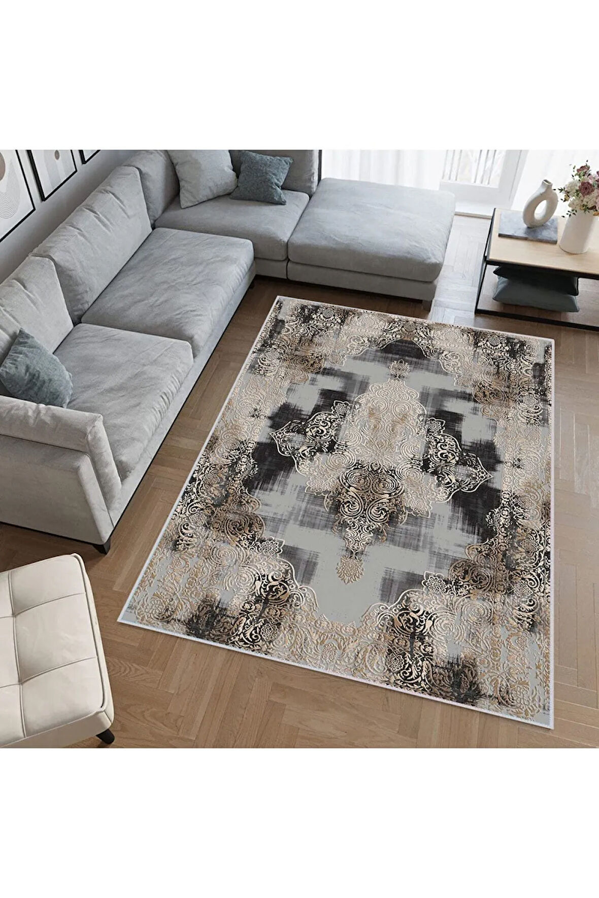 Dijital Baskı Yıkanabilir Kaymaz Taban Salon Halısı Ve Yolluk RVG0394