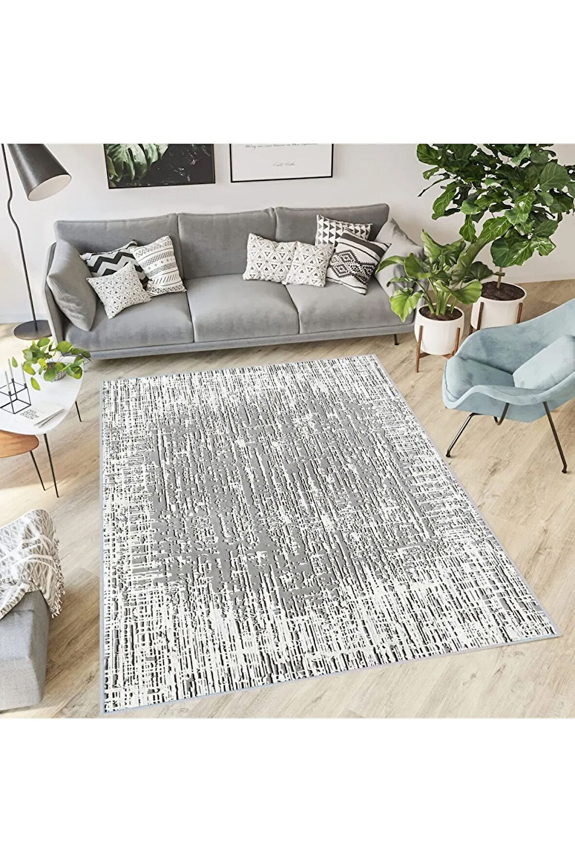 Dijital Baskı Yıkanabilir Kaymaz Taban Salon Halısı Ve Yolluk RVG0403