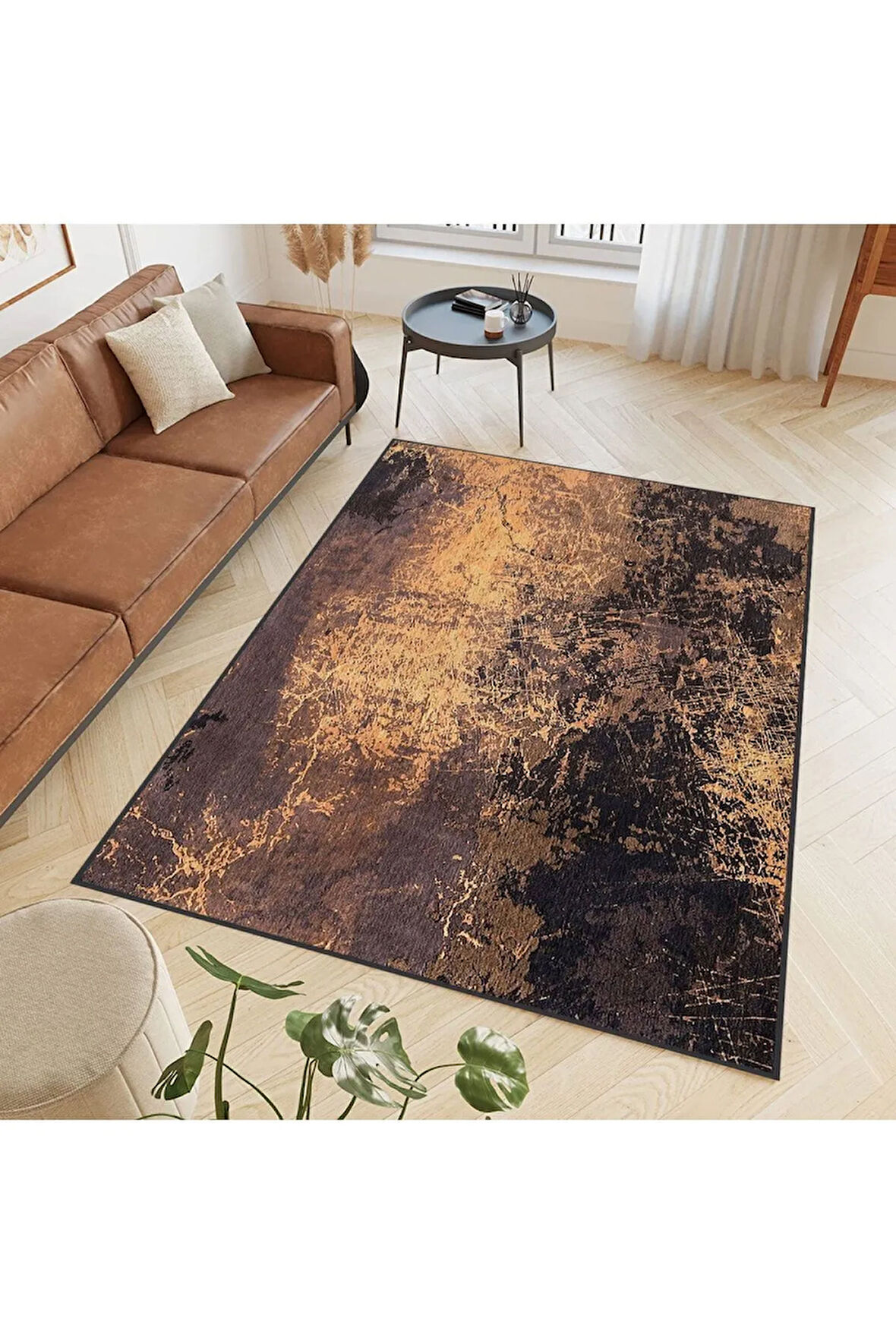 Dijital Baskı Yıkanabilir Kaymaz Taban Salon Halısı Ve Yolluk RVG0417