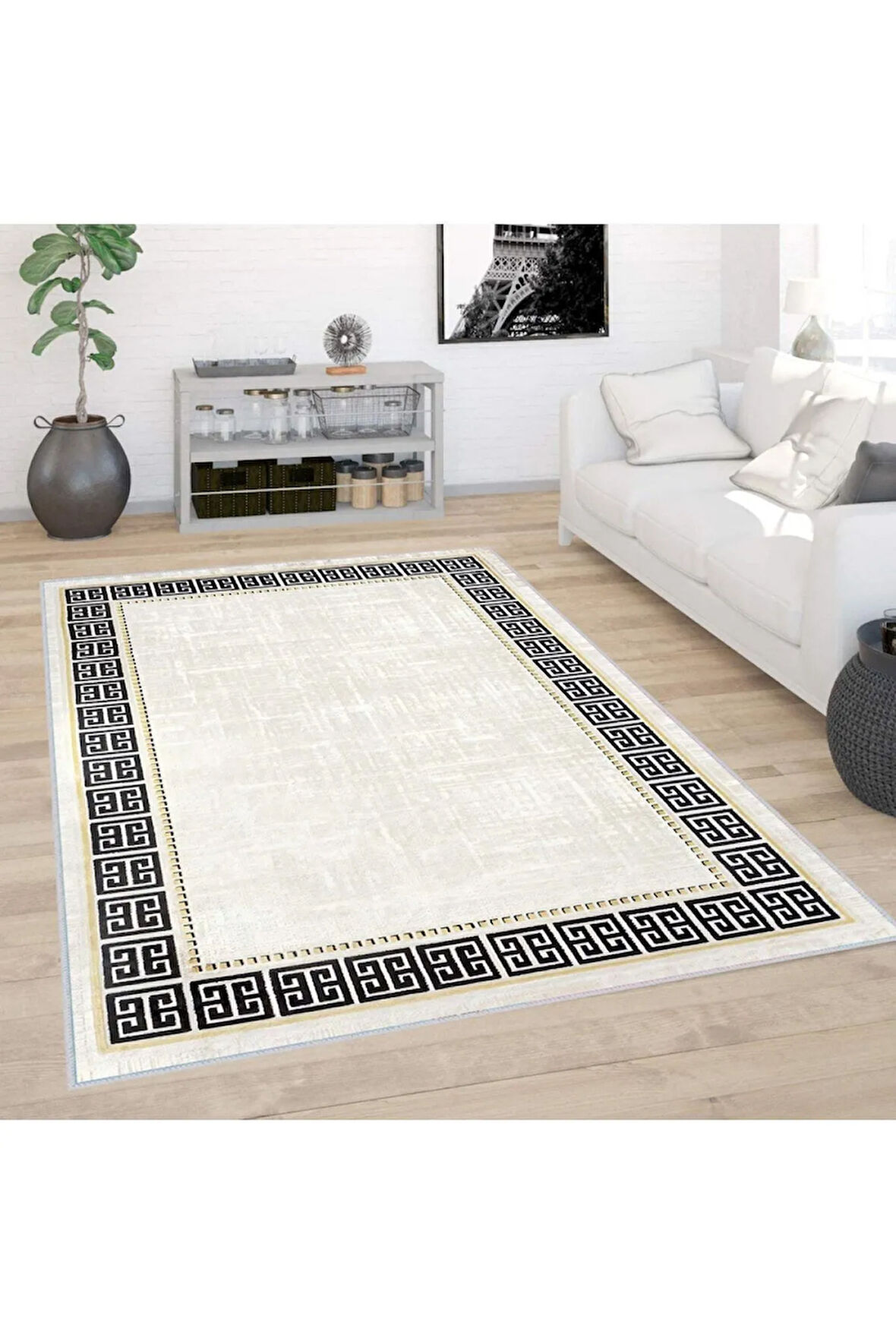 Dijital Baskı Yıkanabilir Kaymaz Taban Salon Halısı Ve Yolluk RVG0423