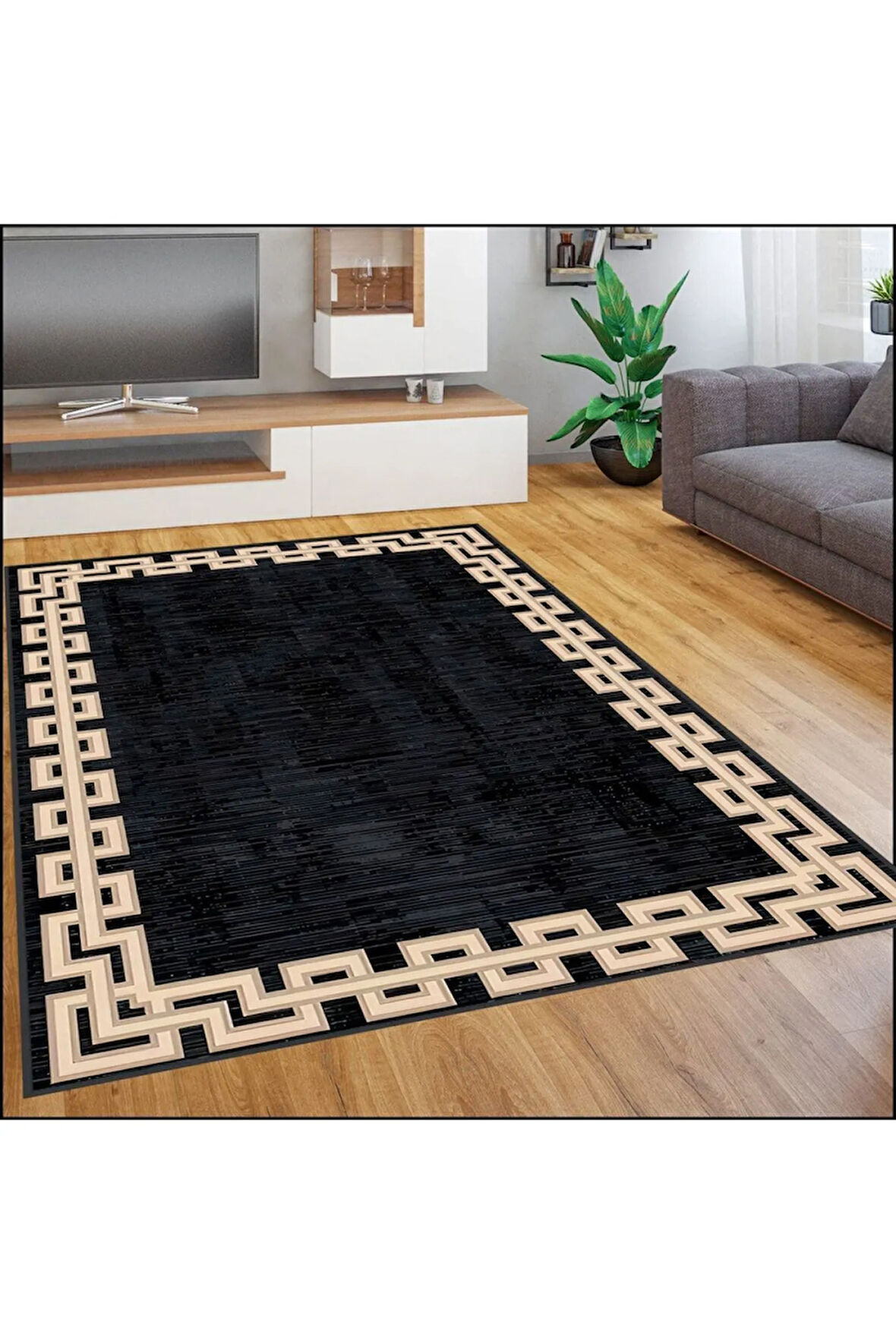 Dijital Baskı Yıkanabilir Kaymaz Taban Salon Halısı Ve Yolluk RVG0444