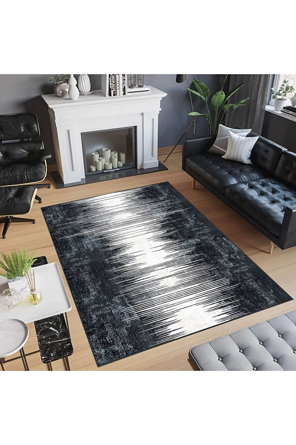 Dijital Baskı Yıkanabilir Kaymaz Taban Salon Halısı Ve Yolluk RVG0469