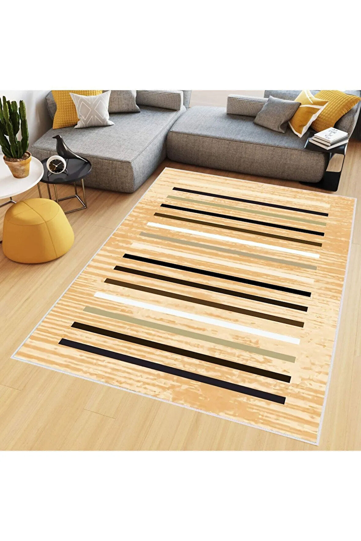 Dijital Baskı Yıkanabilir Kaymaz Taban Salon Halısı Ve Yolluk RVG0471