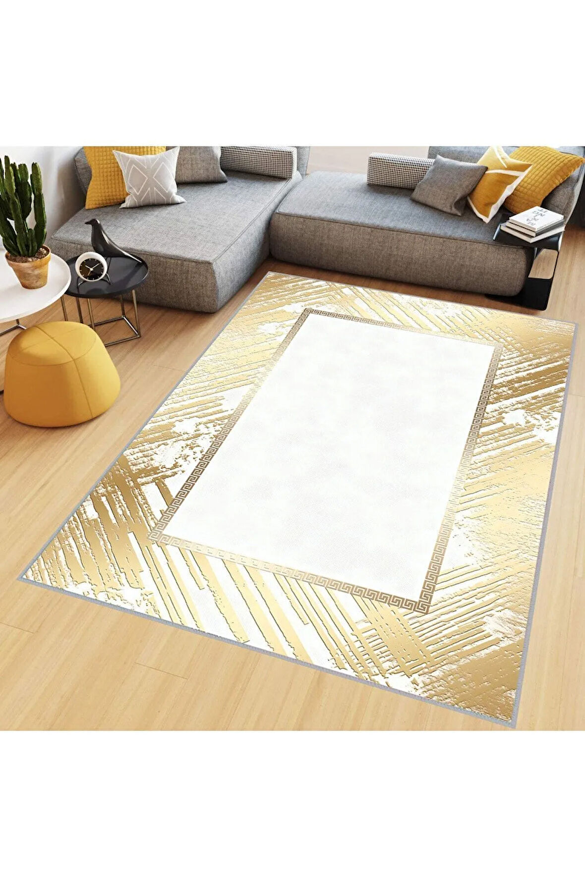 Dijital Baskı Yıkanabilir Kaymaz Taban Salon Halısı Ve Yolluk RVG0487