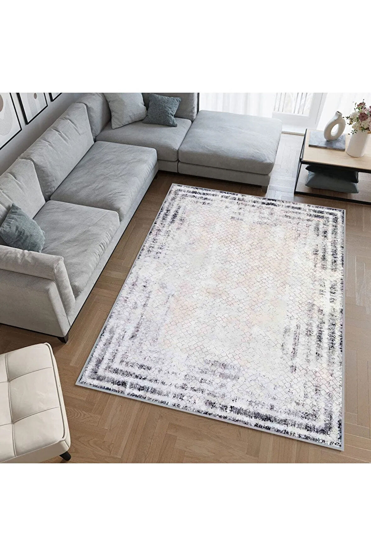 Dijital Baskı Yıkanabilir Kaymaz Taban Salon Halısı Ve Yolluk RVG0494