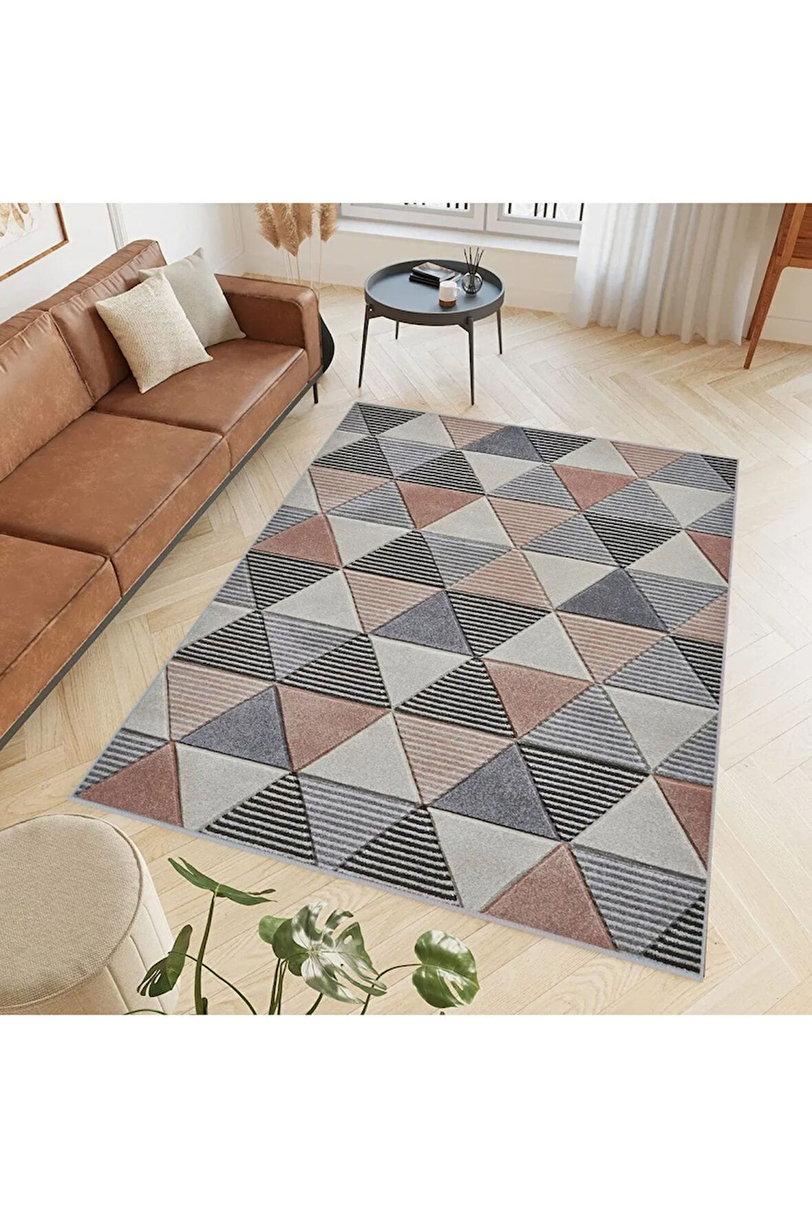 Dijital Baskı Yıkanabilir Kaymaz Taban Salon Halısı Ve Yolluk RVG0496