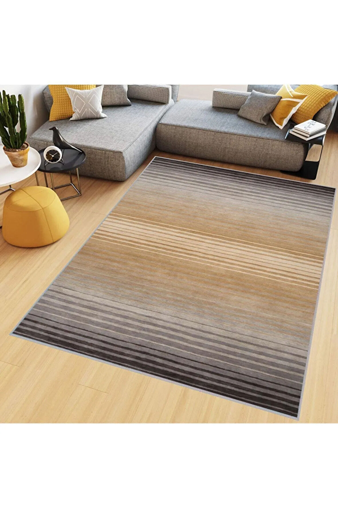 Dijital Baskı Yıkanabilir Kaymaz Taban Salon Halısı Ve Yolluk RVG0497