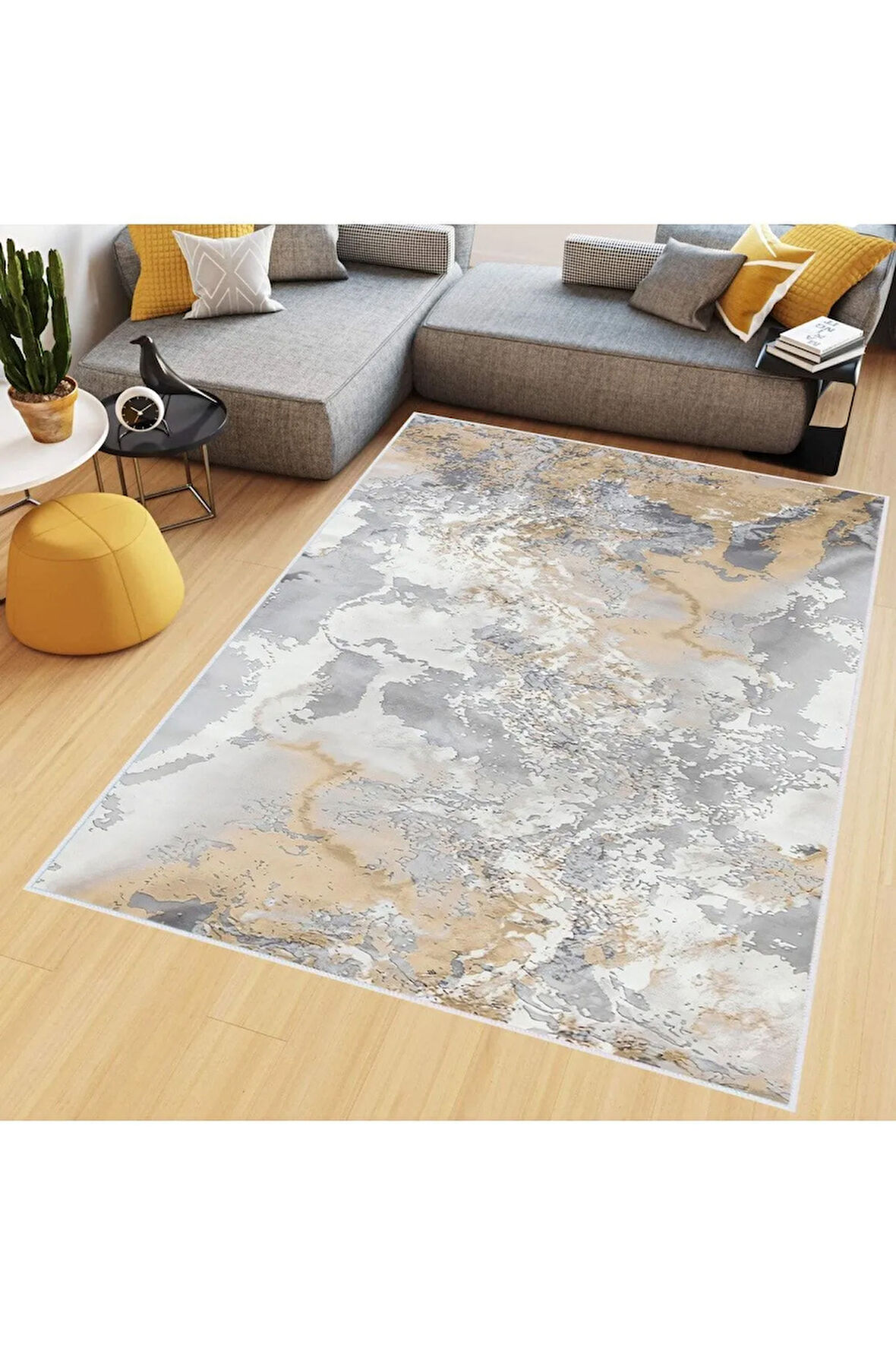 Dijital Baskı Yıkanabilir Kaymaz Taban Salon Halısı Ve Yolluk RVG0501