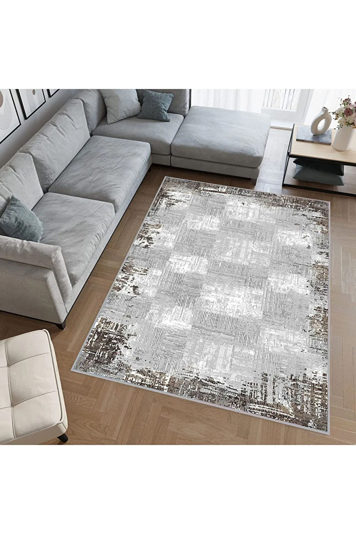 Dijital Baskı Yıkanabilir Kaymaz Taban Salon Halısı Ve Yolluk RVG0522