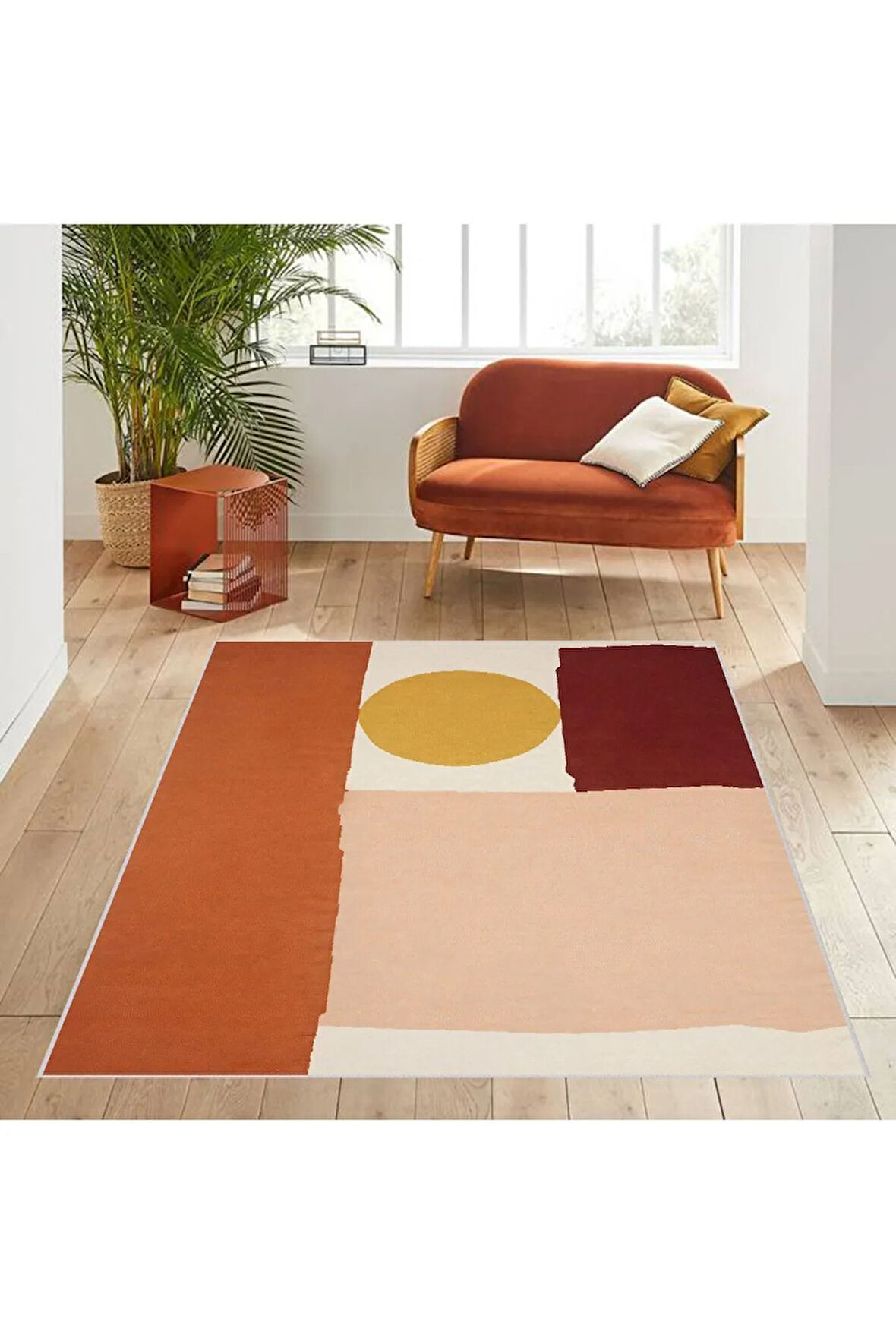 Dijital Baskı Yıkanabilir Kaymaz Taban Salon Halısı Ve Yolluk RVG0586