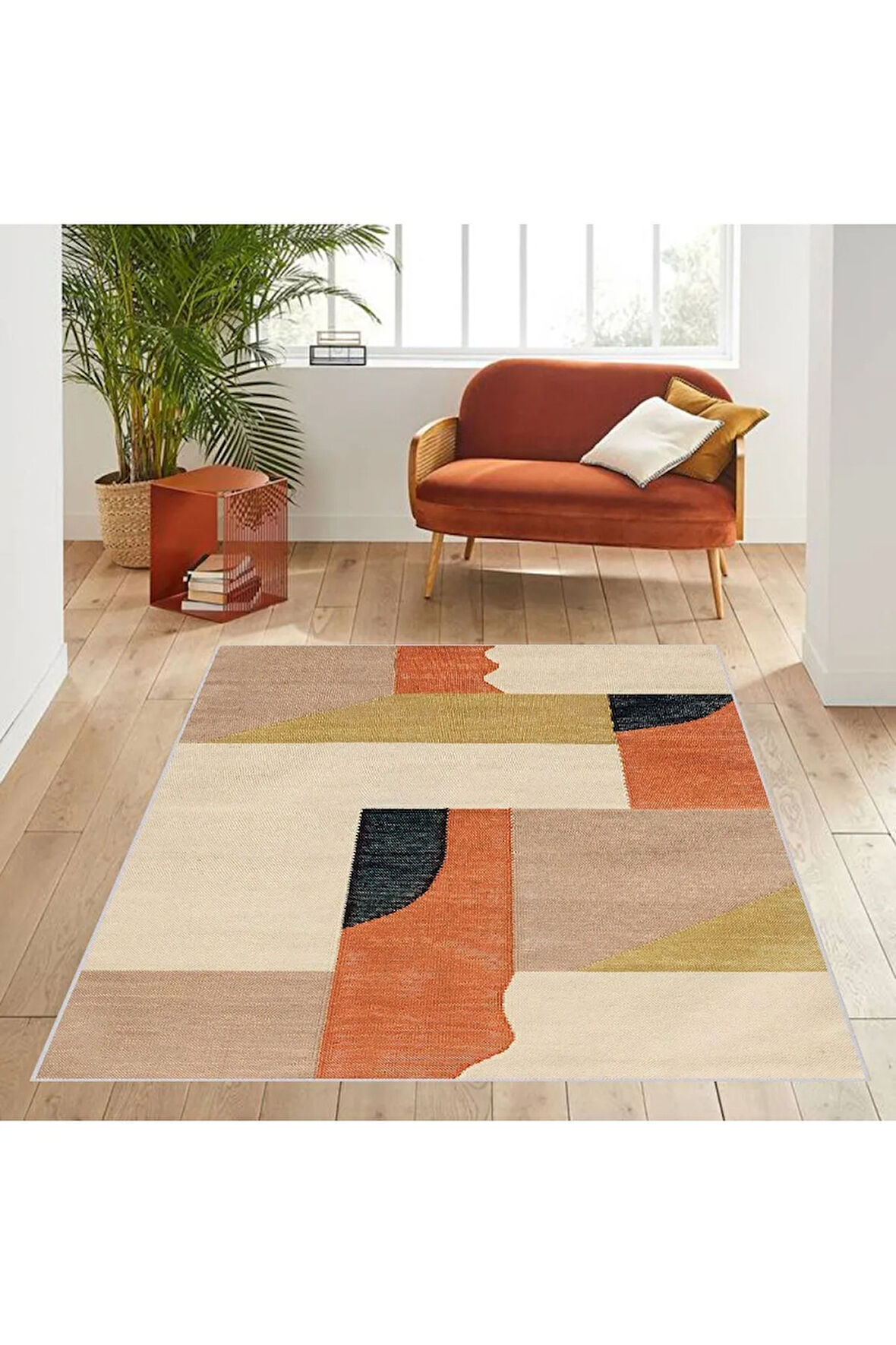 Dijital Baskı Yıkanabilir Kaymaz Taban Salon Halısı Ve Yolluk RVG0587