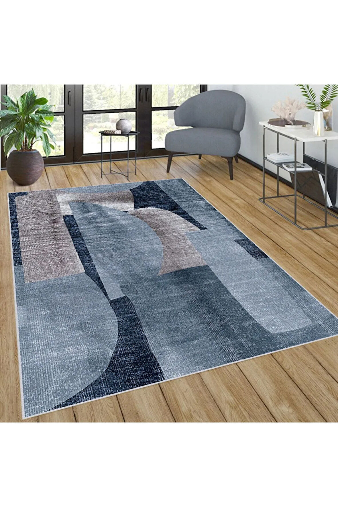 Dijital Baskı Yıkanabilir Kaymaz Taban Salon Halısı Ve Yolluk RVG0592