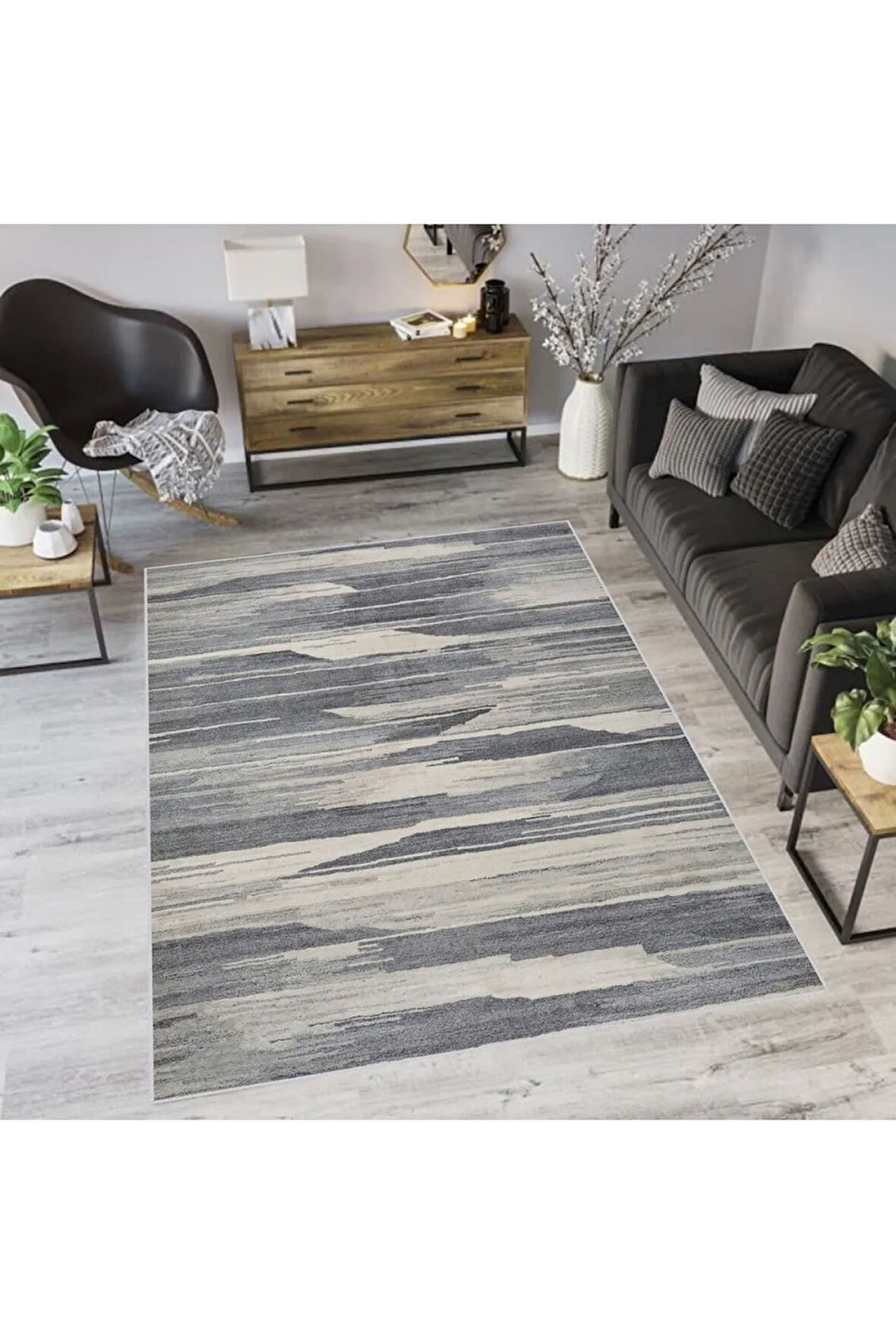 Dijital Baskı Yıkanabilir Kaymaz Taban Salon Halısı Ve Yolluk RVG0599