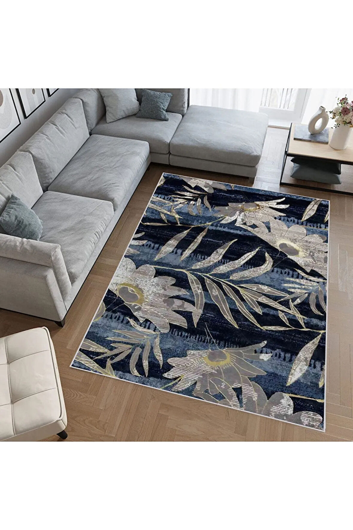 Dijital Baskı Yıkanabilir Kaymaz Taban Salon Halısı Ve Yolluk RVG0612