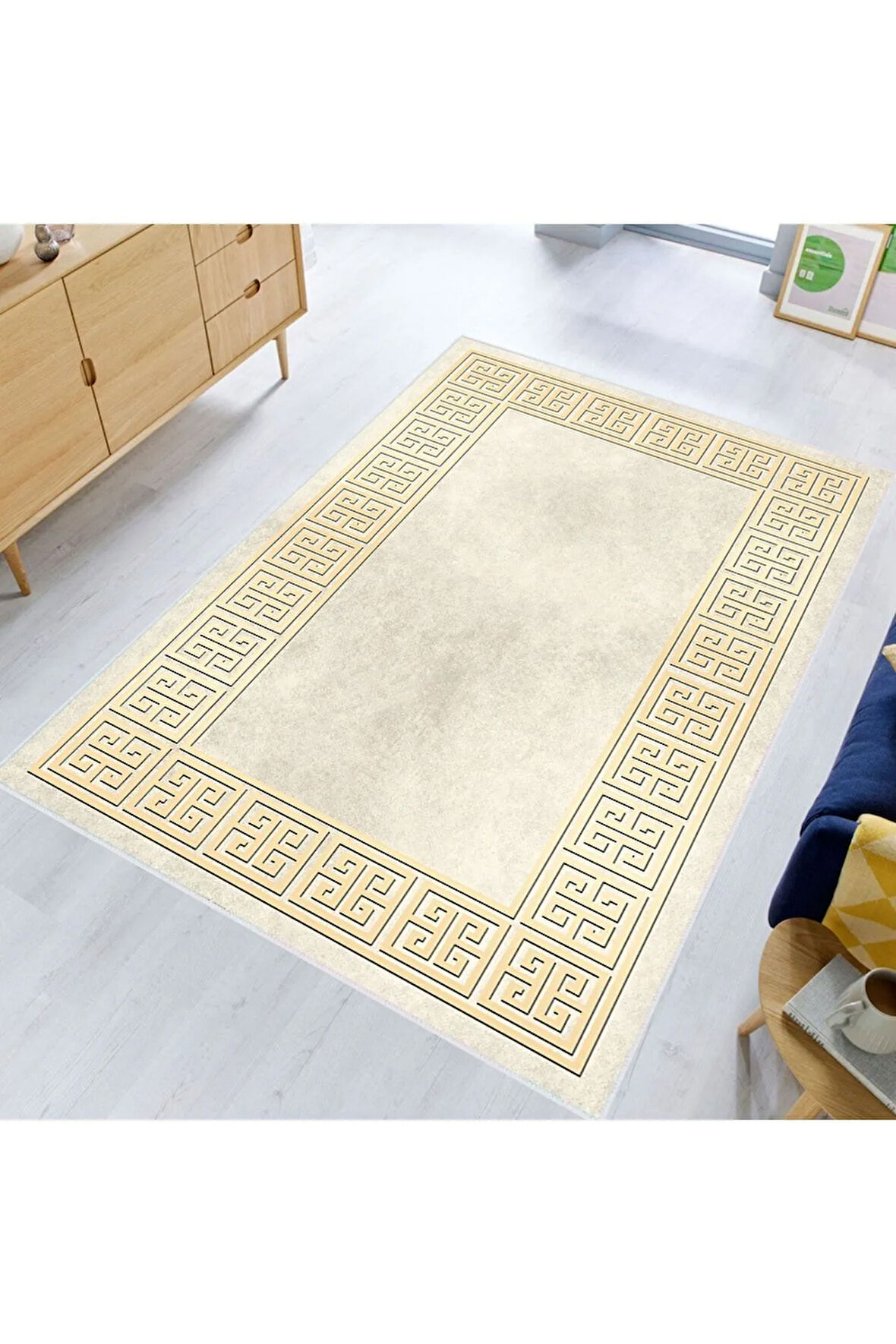 Dijital Baskı Yıkanabilir Kaymaz Taban Salon Halısı Ve Yolluk RVG0635