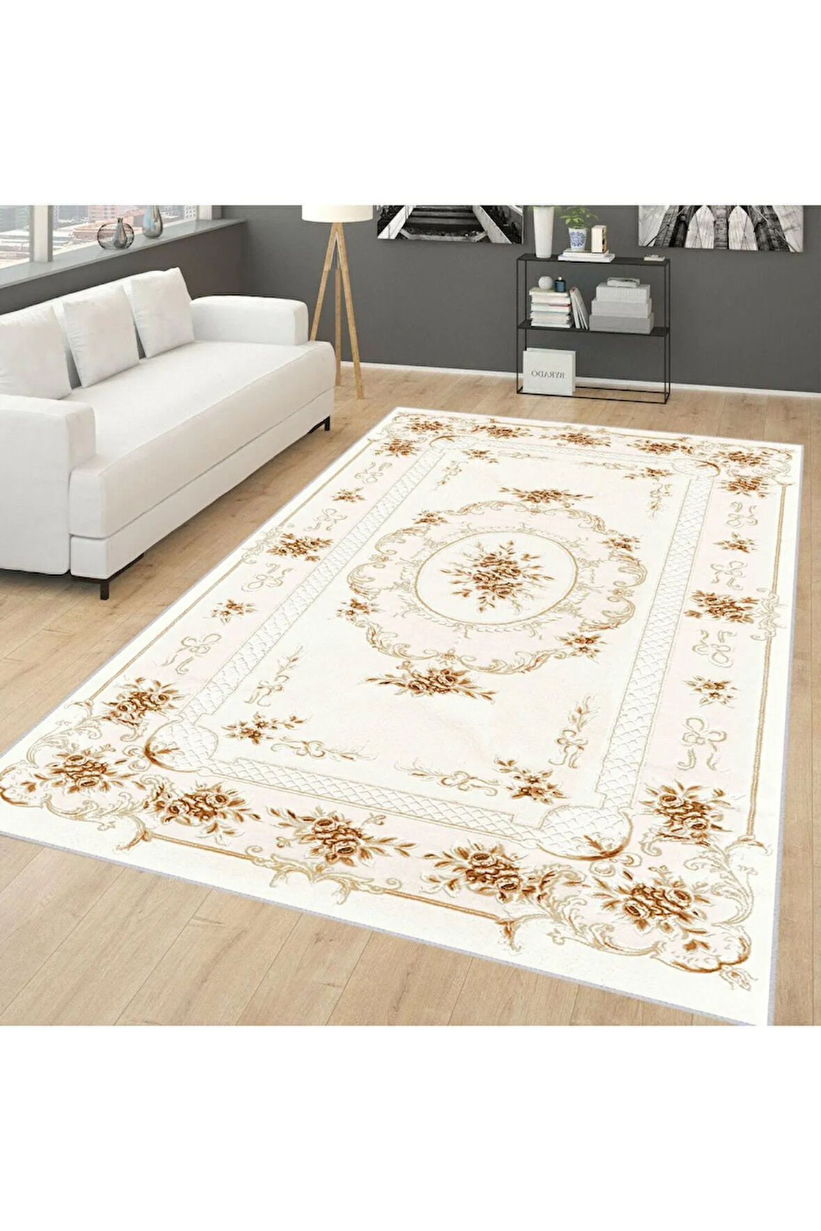 Dijital Baskı Yıkanabilir Kaymaz Taban Salon Halısı Ve Yolluk RVG0637