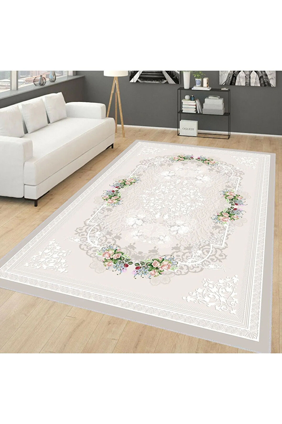 Dijital Baskı Yıkanabilir Kaymaz Taban Salon Halısı Ve Yolluk RVG0658