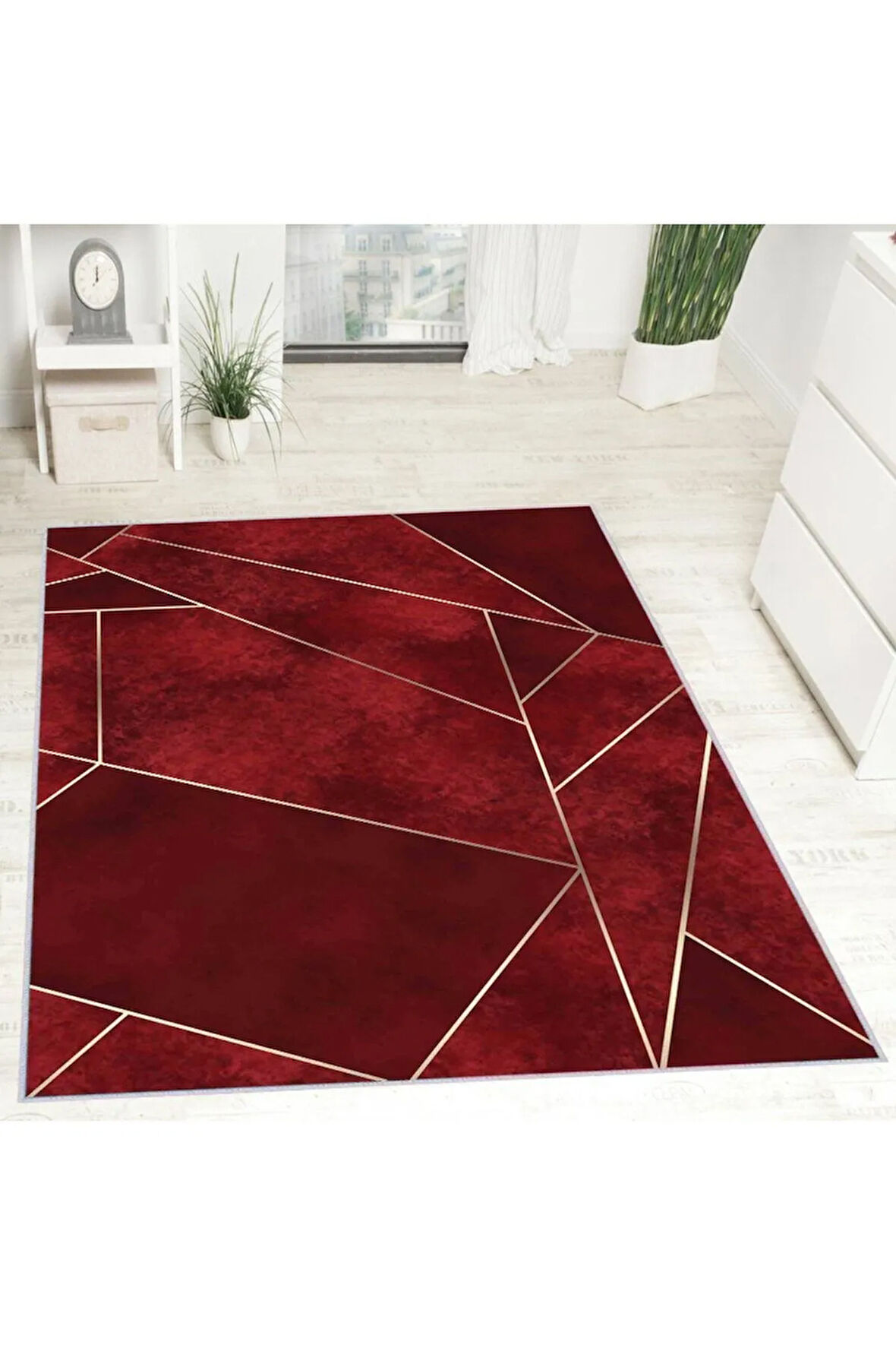 Dijital Baskı Yıkanabilir Kaymaz Taban Salon Halısı Ve Yolluk RVG0669