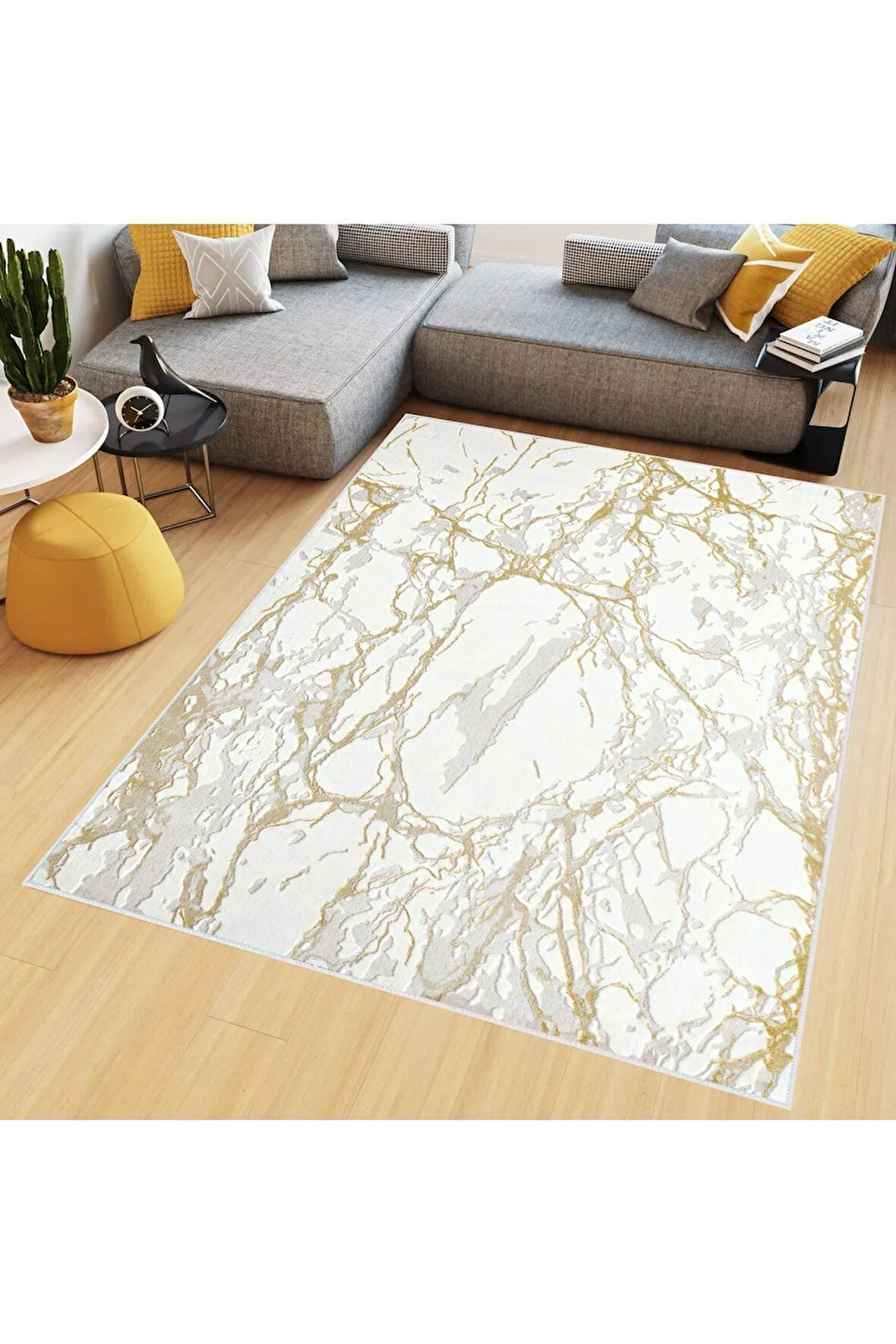 Dijital Baskı Yıkanabilir Kaymaz Taban Salon Halısı Ve Yolluk RVG0673