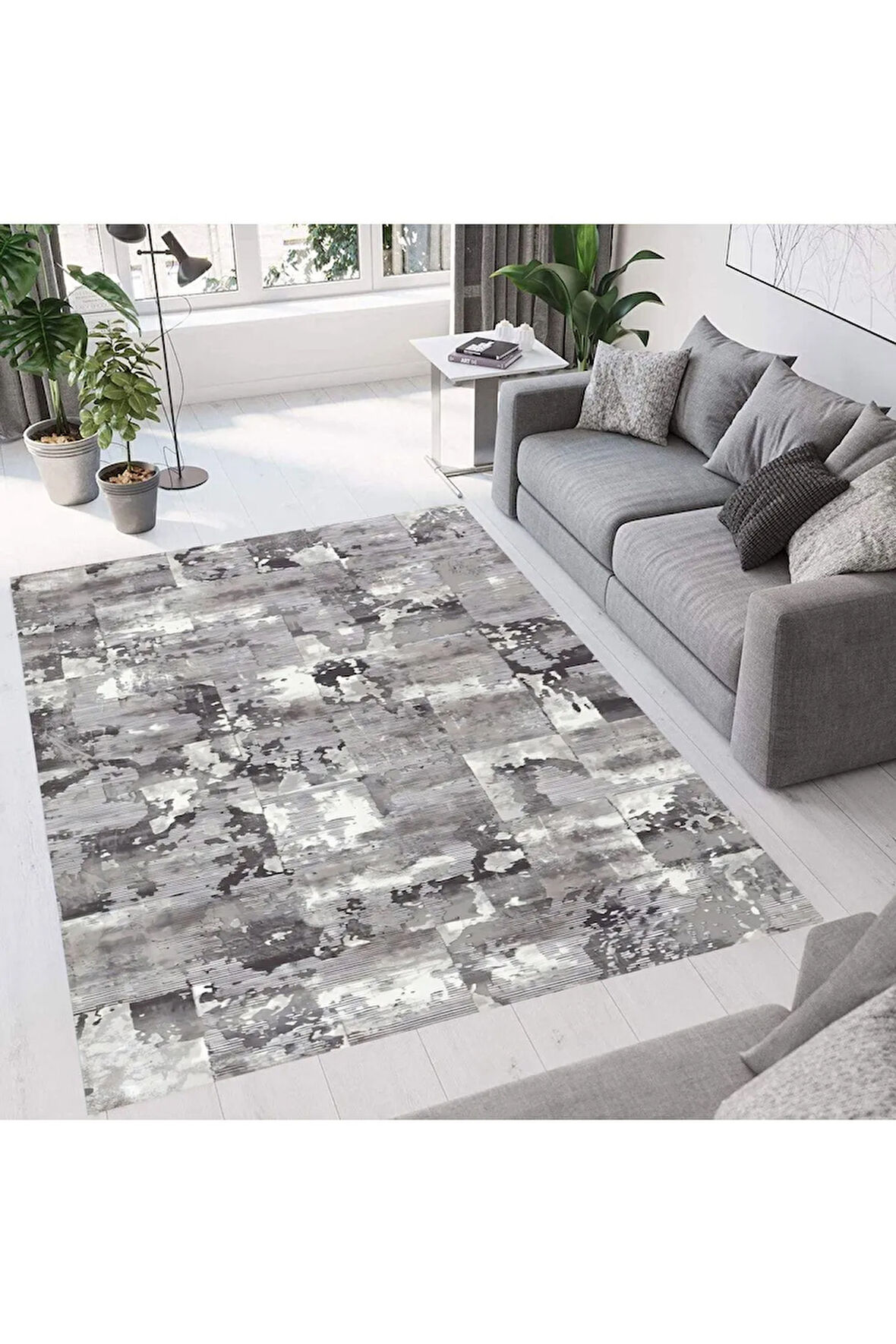 Dijital Baskı Yıkanabilir Kaymaz Taban Salon Halısı Ve Yolluk RVG0676